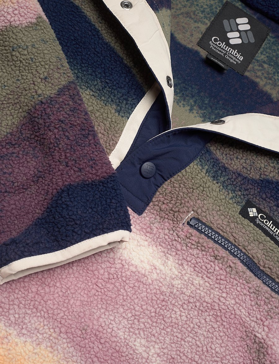 Columbia Sportswear - Helvetia II Printed Half Snap Fleece - polaires et couches intermédiaires - collegiate navy dolomites - 2