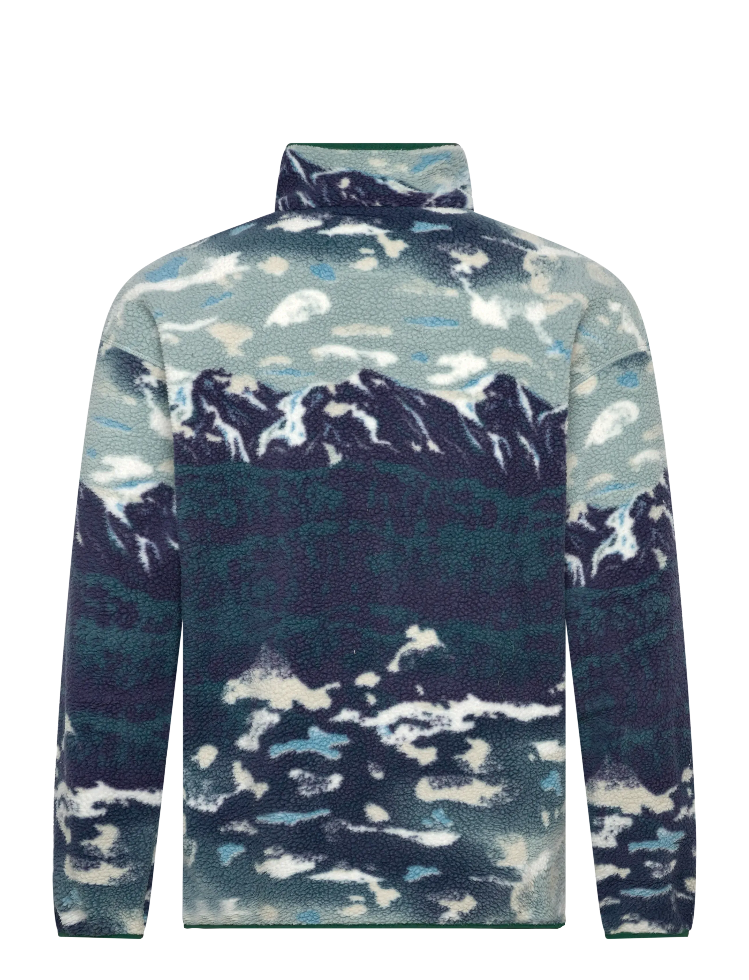Columbia Sportswear - Helvetia II Printed Half Snap Fleece - fleece & midlayer - crushed blue sisters - 1