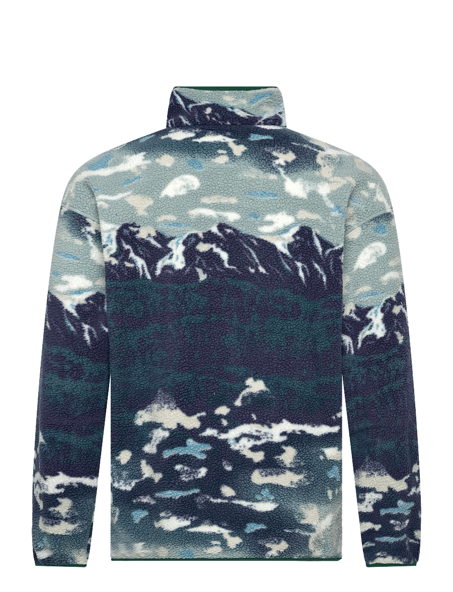 Columbia Sportswear - Helvetia II Printed Half Snap Fleece - fleece & midlayer - crushed blue sisters - 1