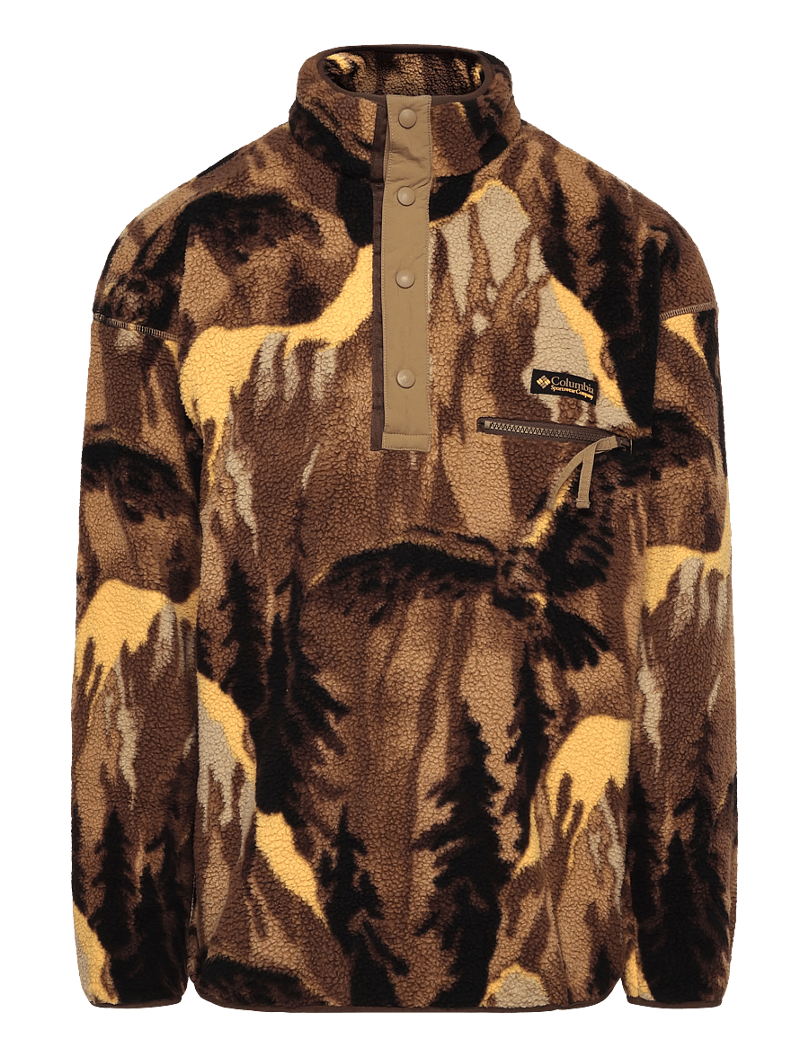 Columbia Sportswear - Helvetia II Printed Half Snap Fleece - fleece & midlayer - delta soarin - 0