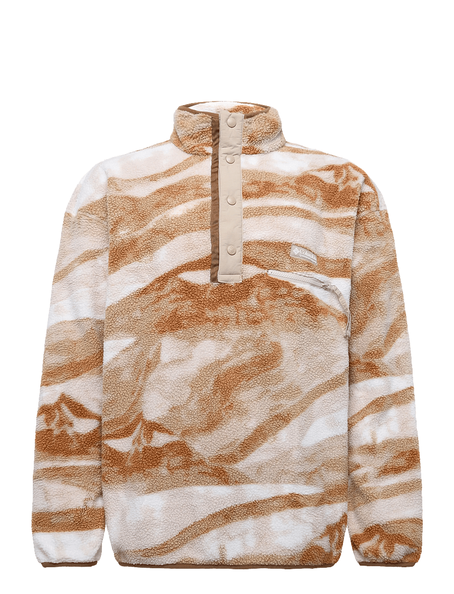 Columbia Sportswear - Helvetia II Printed Half Snap Fleece - fleece & midlayer - sea salt summits - 0