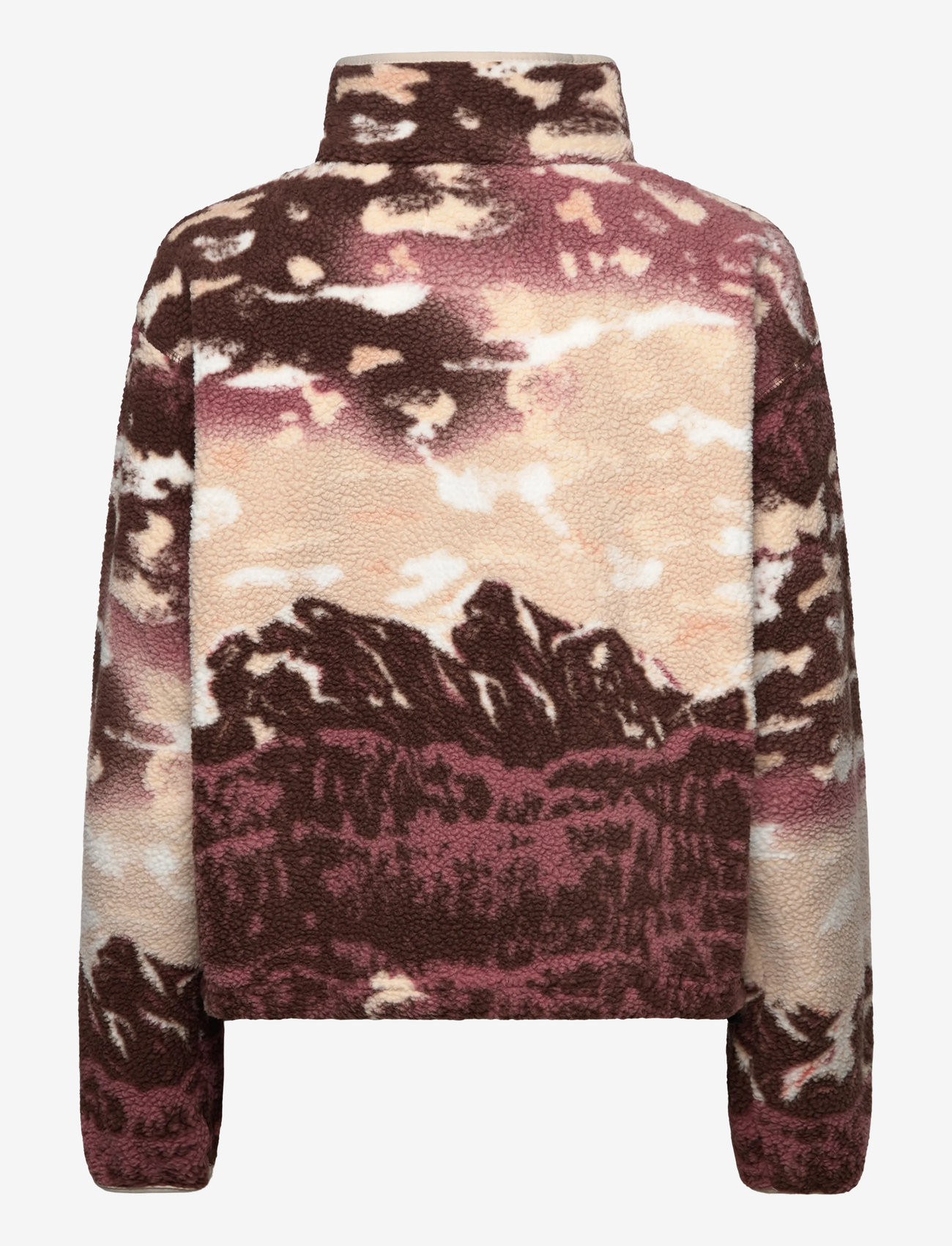 Columbia Sportswear - Helvetia II Printed Cropped Half Snap - oberteile - tobacco sisters, dark stone - 1