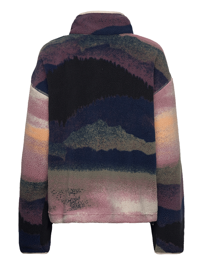 Columbia Sportswear - Helvetia II Printed Cropped Half Snap - kampsunid ja vahekihid - collegiate navy dolomites - 1