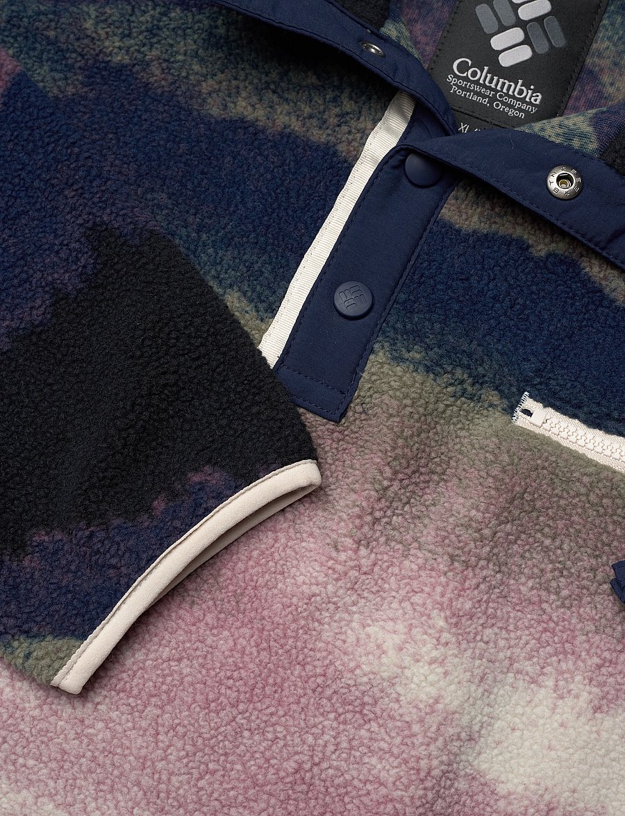Columbia Sportswear - Helvetia II Printed Cropped Half Snap - Överdelar - collegiate navy dolomites - 2