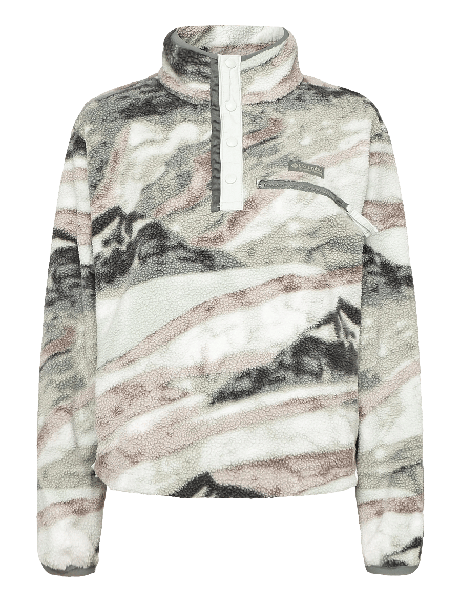 Columbia Sportswear - Helvetia II Printed Cropped Half Snap - oberteile - sedona sage, summits - 0