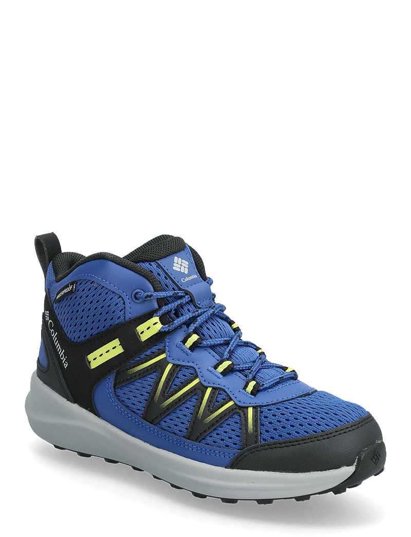 Columbia Sportswear - YOUTH PEAKFREAK RUSH MID WATERPROOF - pārgājienu/pastaigu apavi - mountain blue, voltage - 0