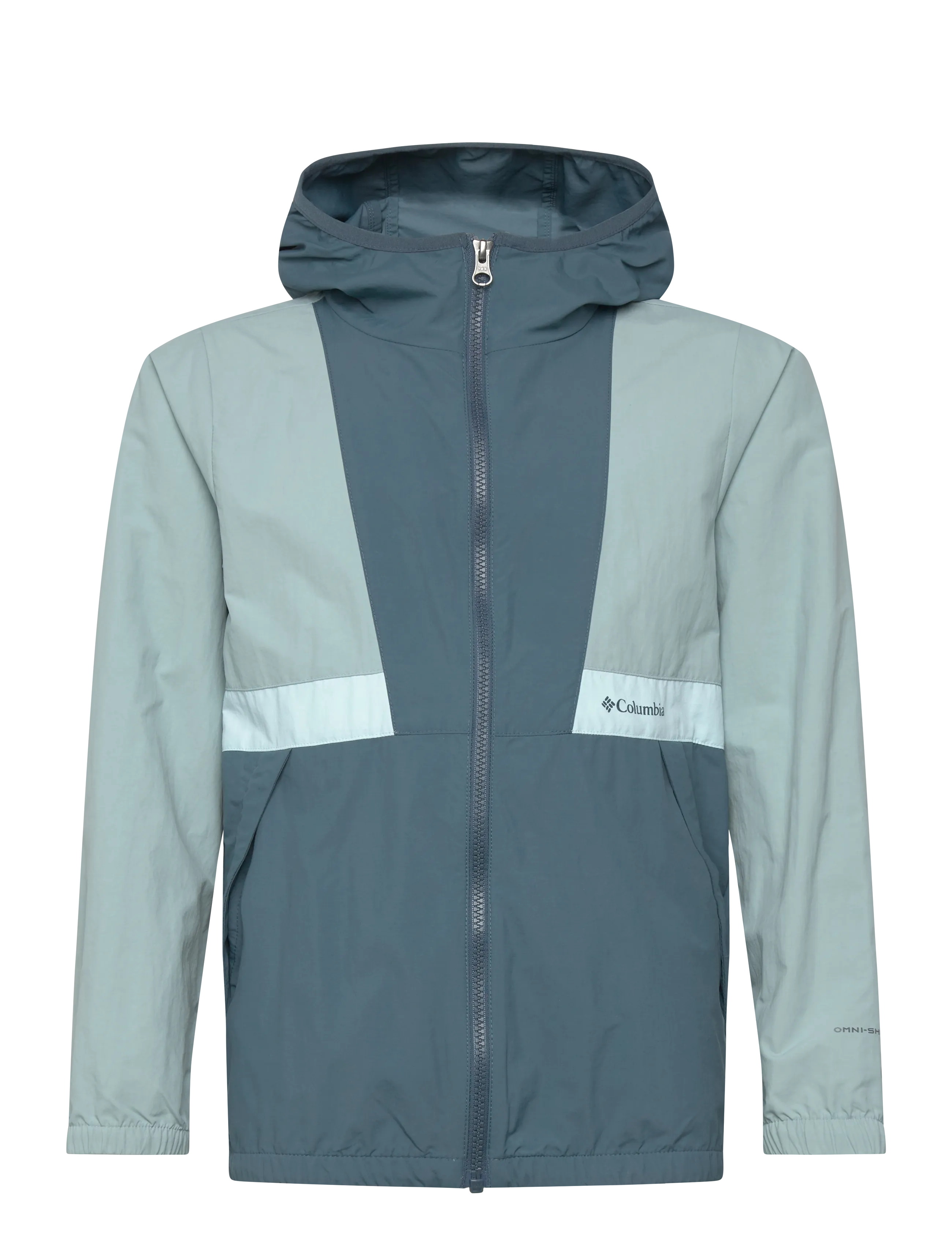 Columbia Sportswear Spire Valley Windbreaker - Outerwear - CRUSHED BLUE, EVERBLUE, MARINE LIGHT / blue