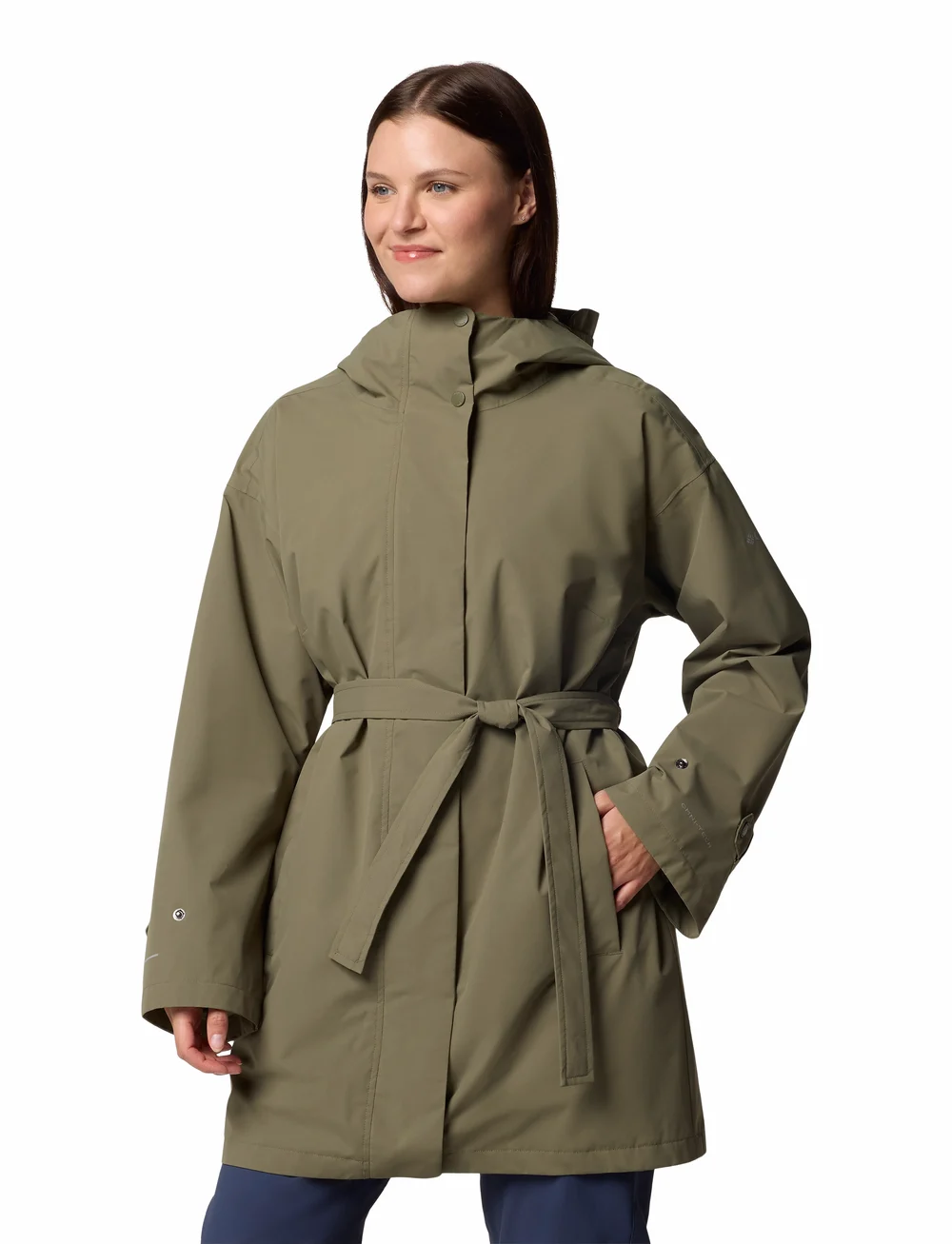 Columbia Sportswear - Here And There III Trench Jacket - friluftsjakker - stone green - 3