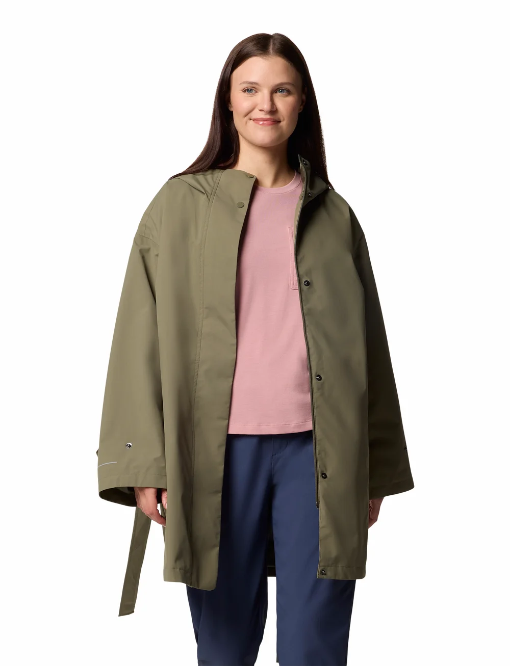 Columbia Sportswear - Here And There III Trench Jacket - friluftsjakker - stone green - 4
