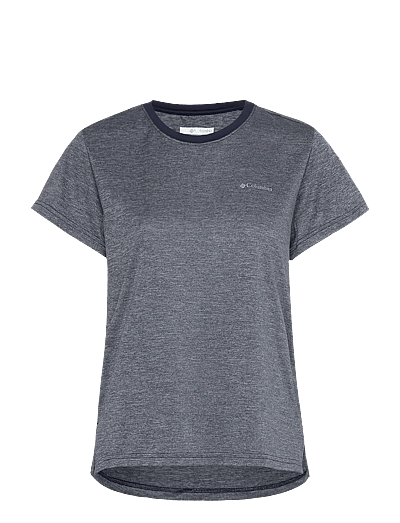 Columbia Sportswear BlueVista Hill SS Crew - Alussärgid - COLLEGIATE NAVY HEATHER / navy