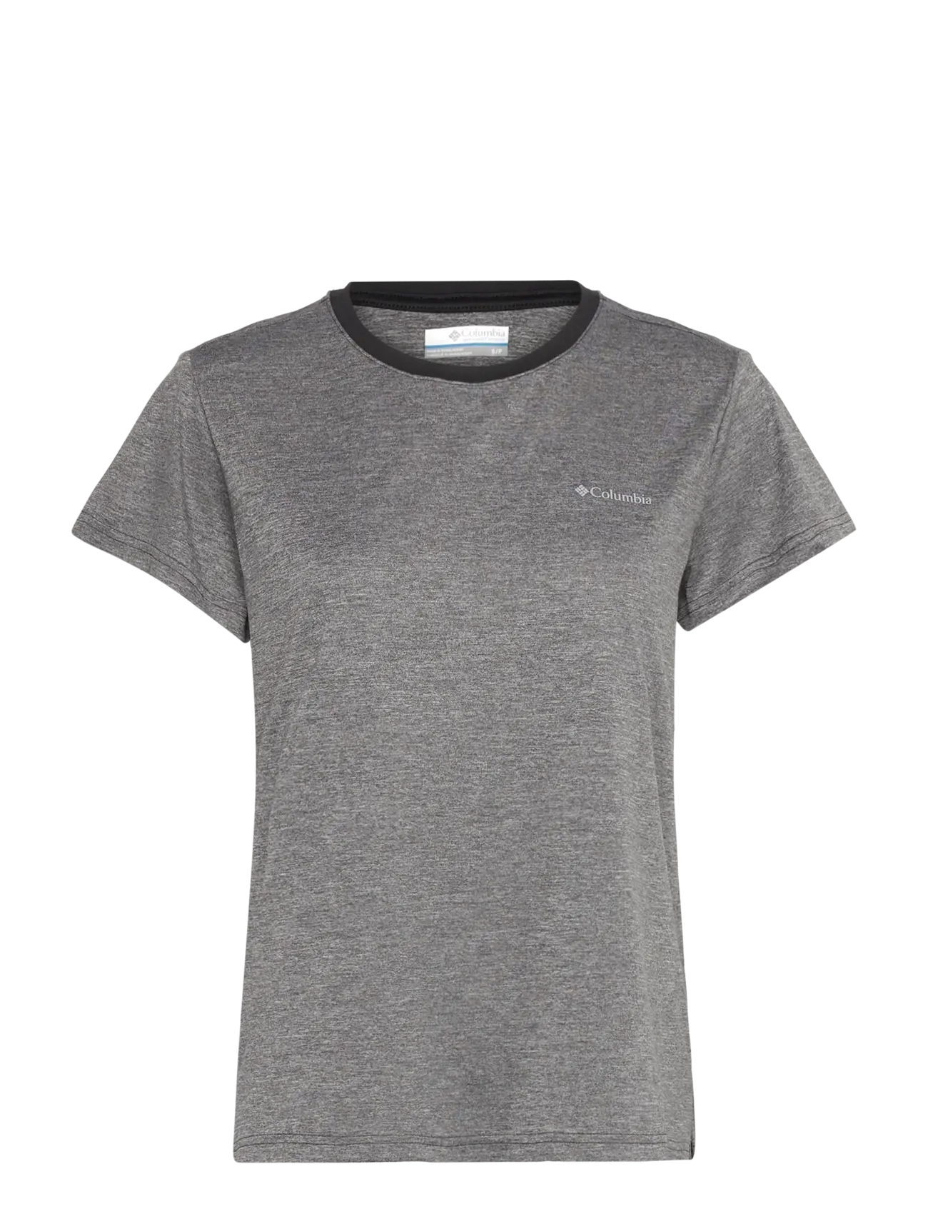 Columbia Sportswear BlueVista Hill SS Crew - Columbia Sportswear - BLACK HEATHER / grey