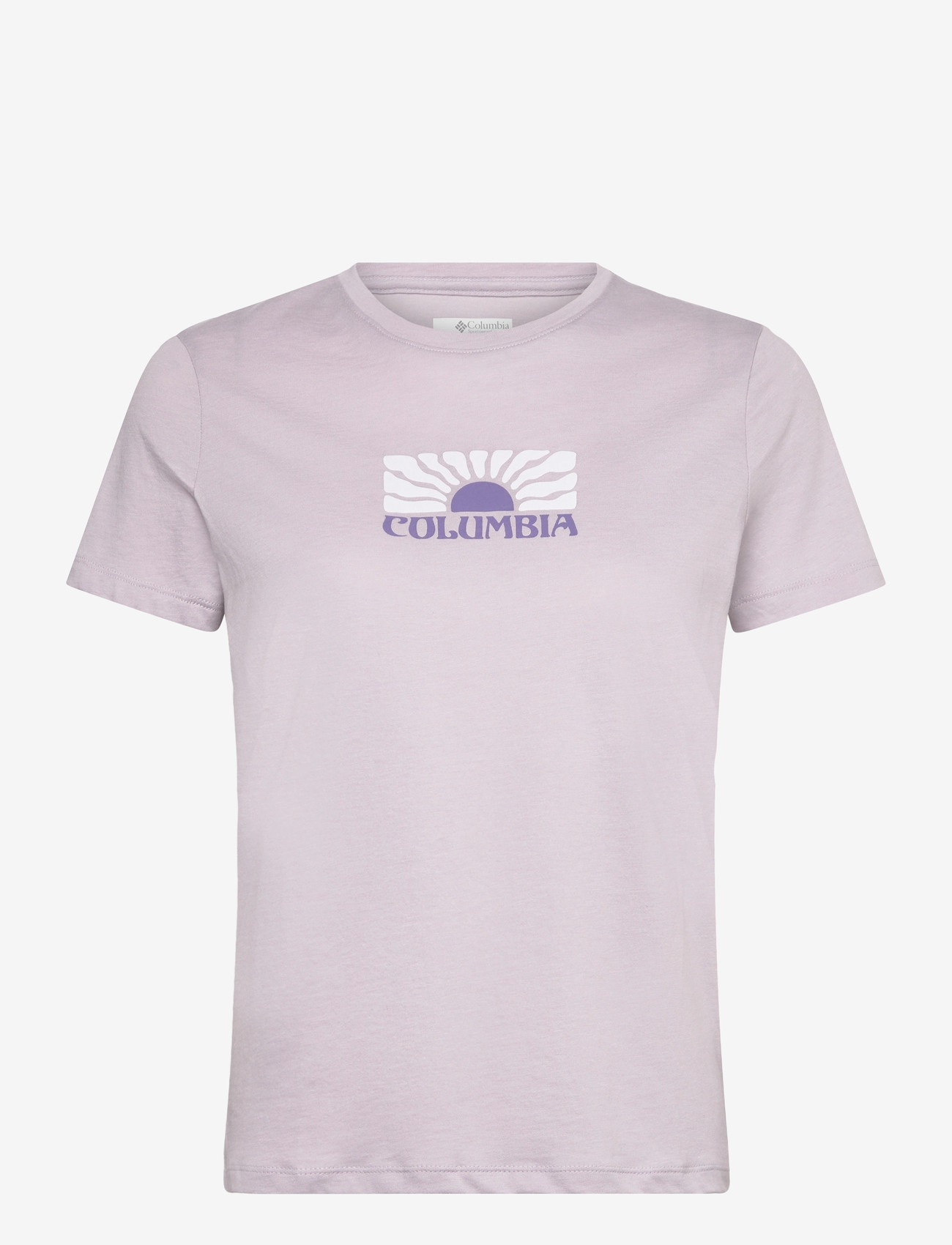 Columbia Sportswear - Ruby Springs Graphic Fitted SS - alussärgid ja t-särgid - lavender pearl, brandrise - 0