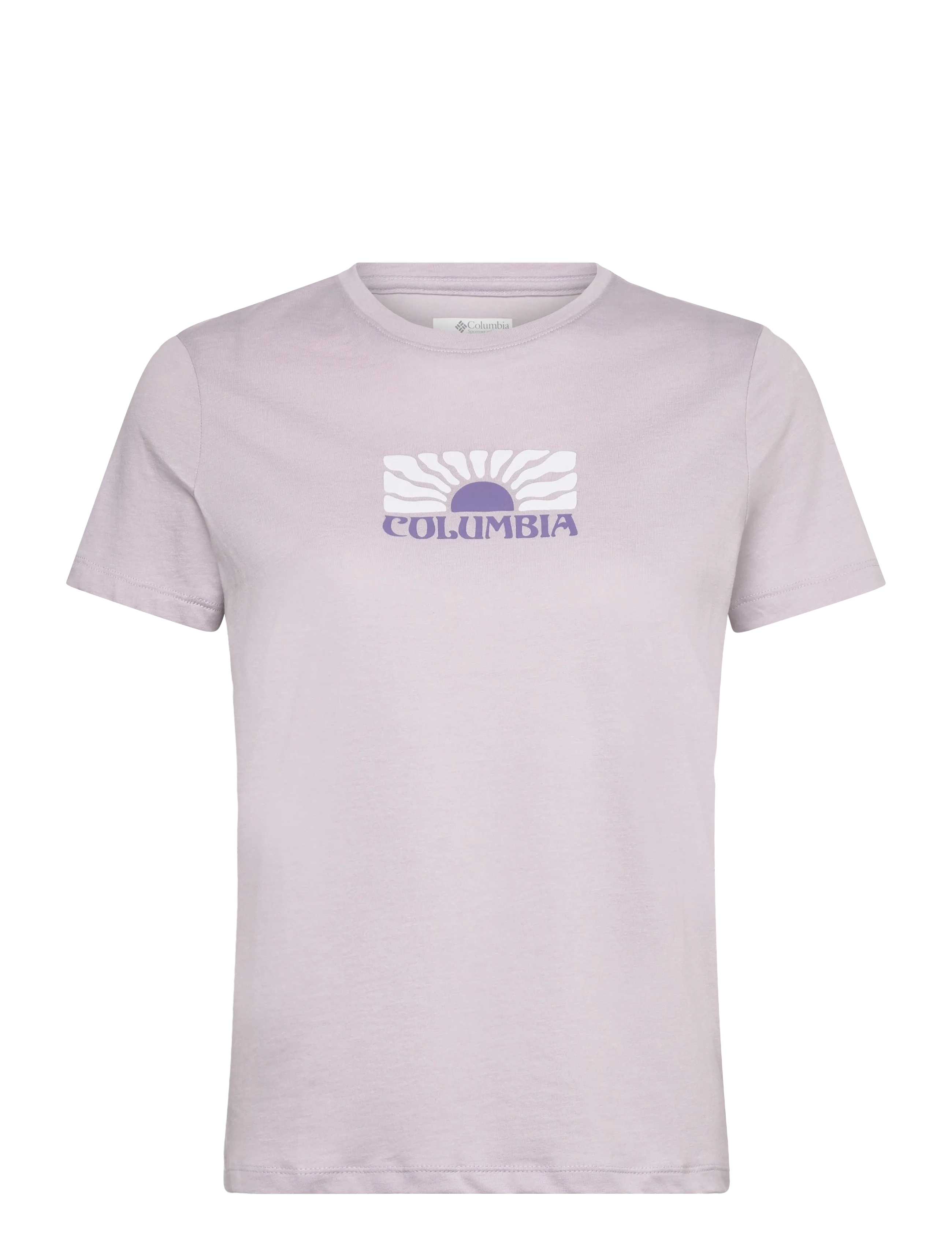 Columbia Sportswear Ruby Springs Graphic Fitted SS - Funktionsunterwäsche - LAVENDER PEARL, BRANDRISE / purple