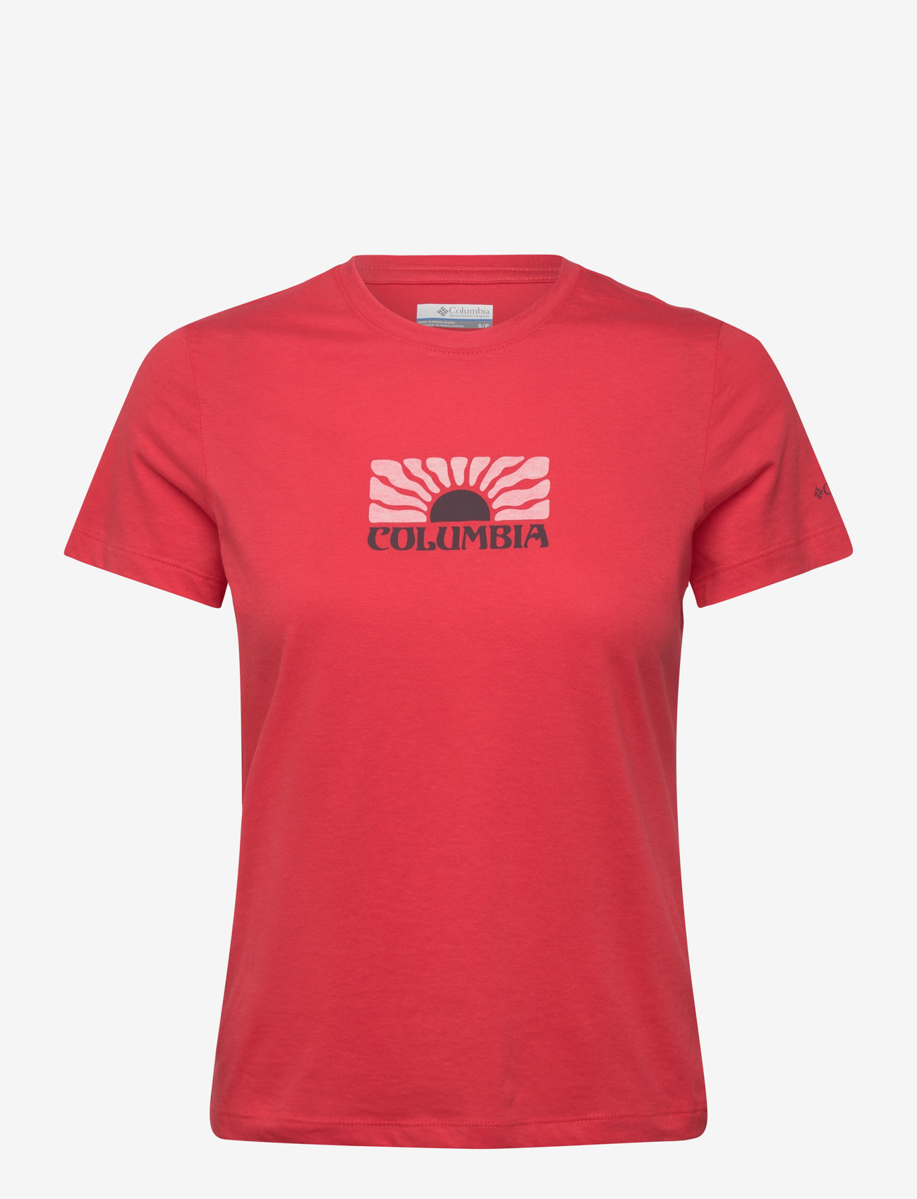 Columbia Sportswear - Ruby Springs Graphic Fitted SS - t-shirts - poppy red, brandrise - 0