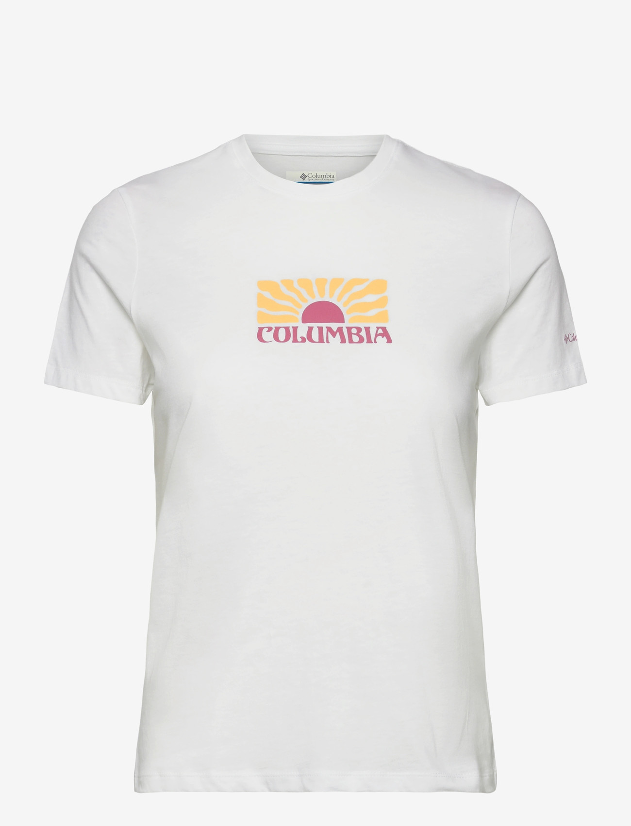 Columbia Sportswear - Ruby Springs Graphic Fitted SS - t-shirts - white, brandrise - 0