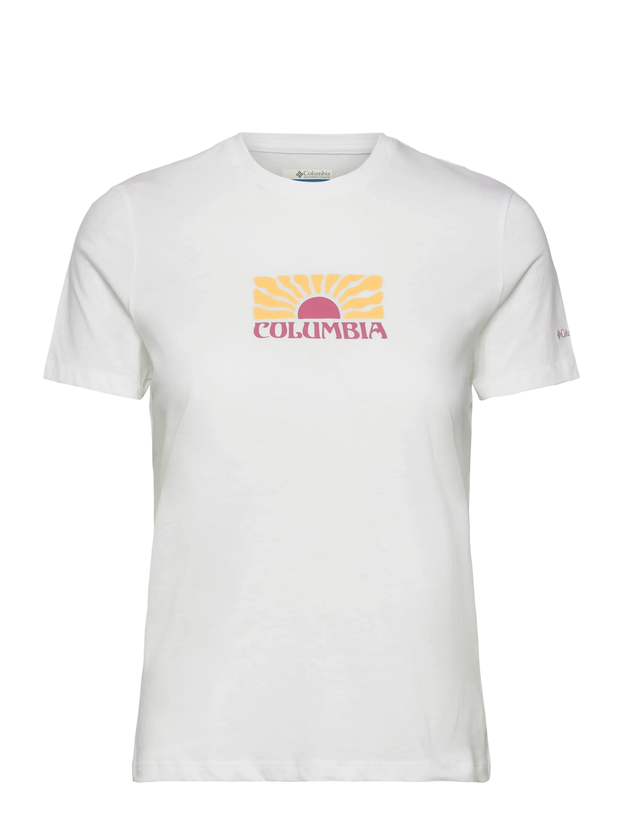 Columbia Sportswear Ruby Springs Graphic Fitted SS - Columbia Sportswear - WHITE, BRANDRISE / white