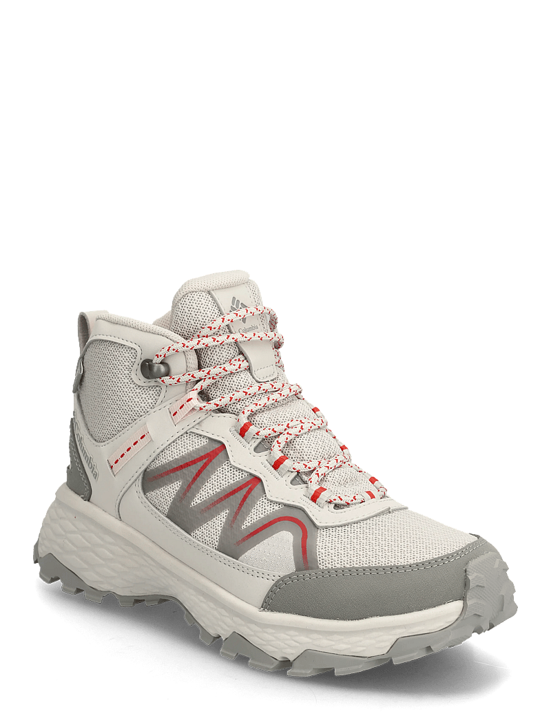 Columbia Sportswear - PEAKFREAK RUSH MID OUTDRY - vandringsskor - cloud grey, poppy red - 0