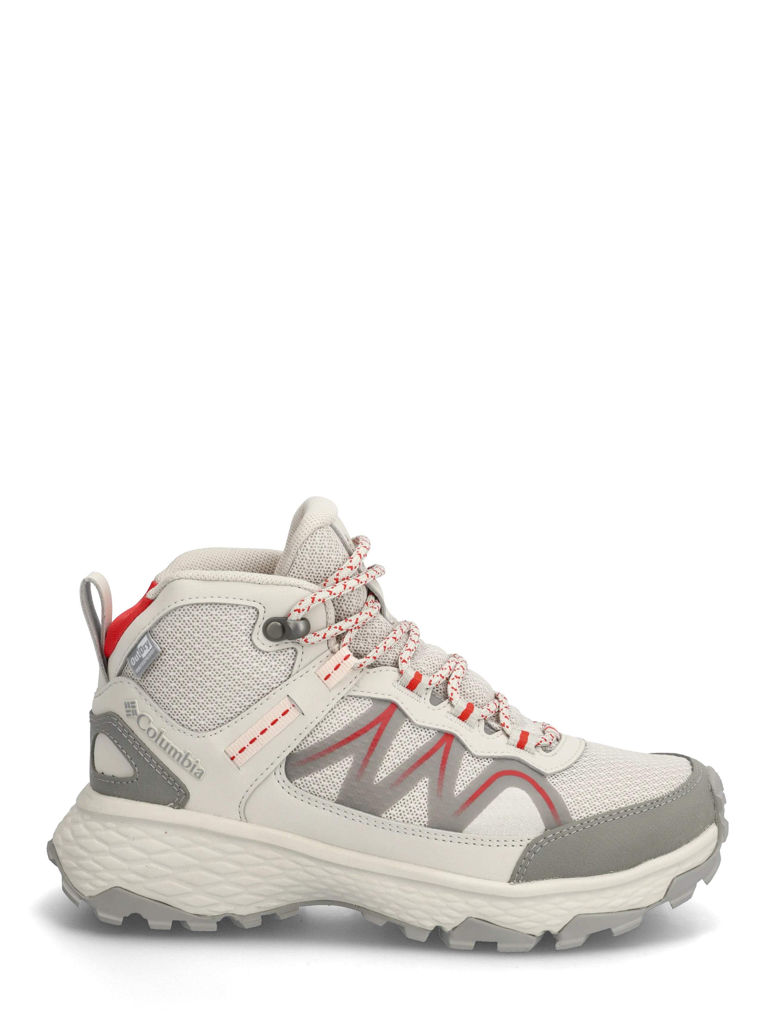 Columbia Sportswear - PEAKFREAK RUSH MID OUTDRY - vandringsskor - cloud grey, poppy red - 1