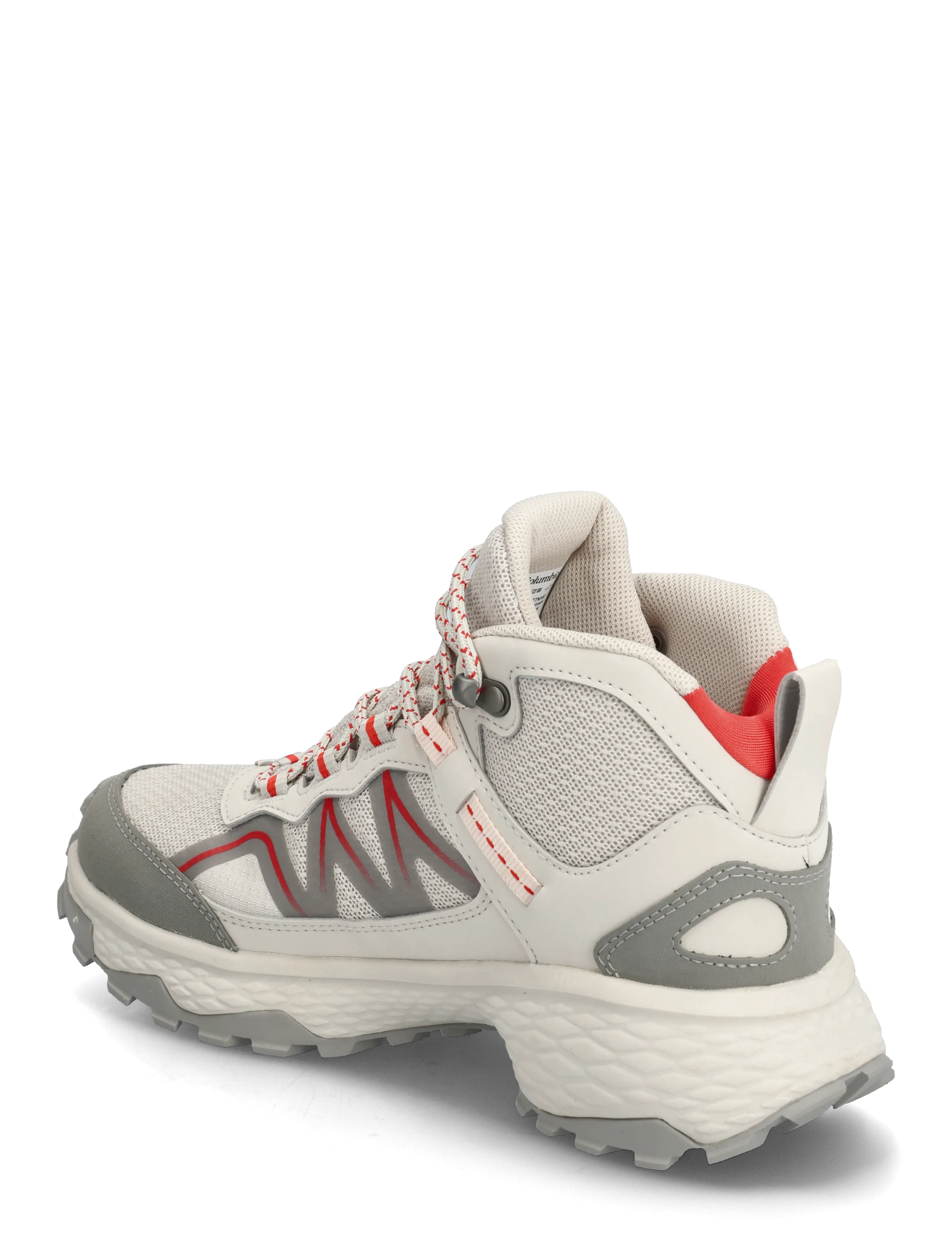 Columbia Sportswear - PEAKFREAK RUSH MID OUTDRY - vandringsskor - cloud grey, poppy red - 2