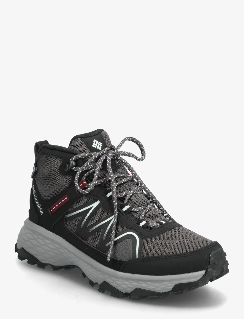 Columbia Sportswear - PEAKFREAK RUSH MID OUTDRY - matka- ja kõndimisjalatsid - dark grey, deep madeira - 0