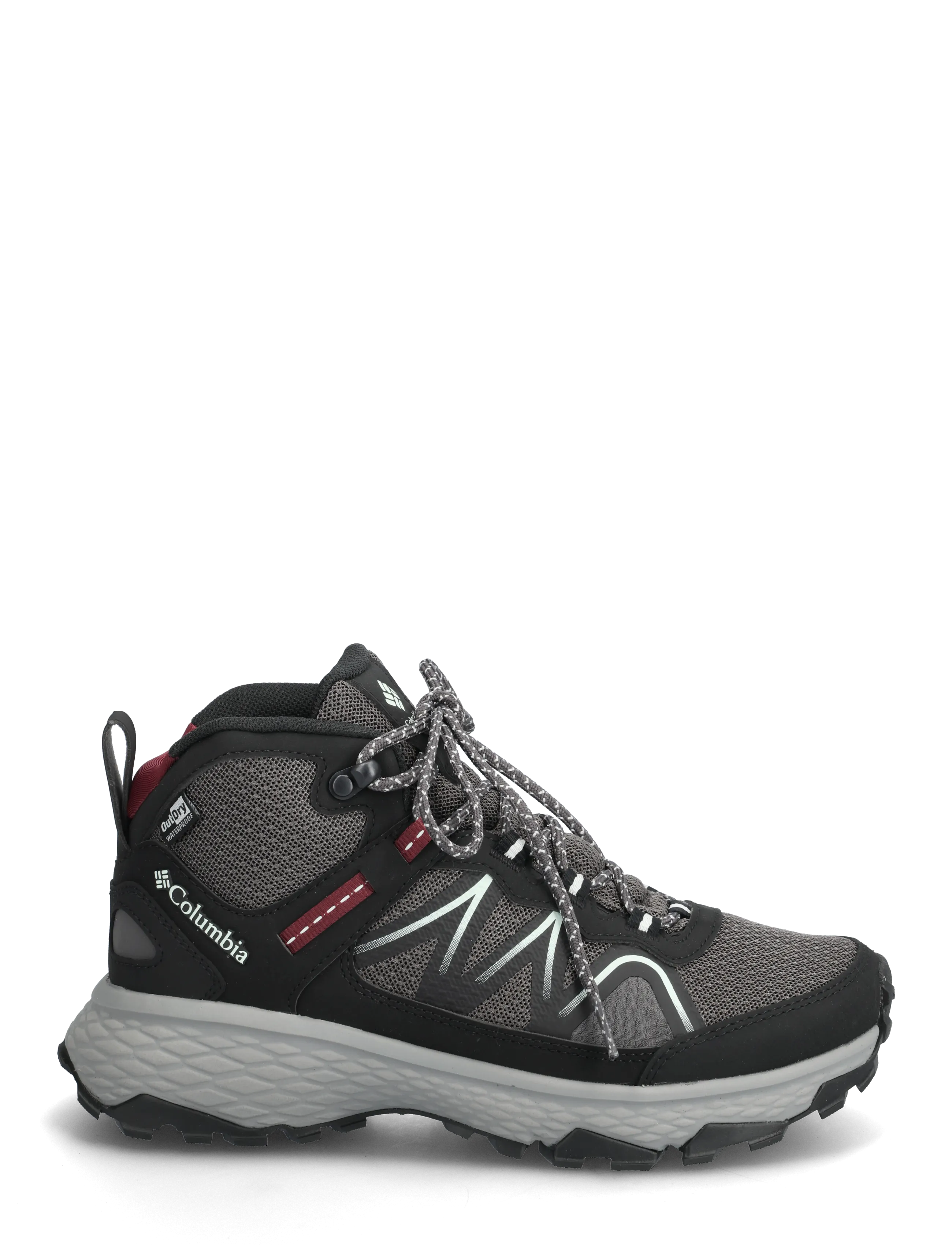 Columbia Sportswear - PEAKFREAK RUSH MID OUTDRY - vandringsskor - dark grey, deep madeira - 1