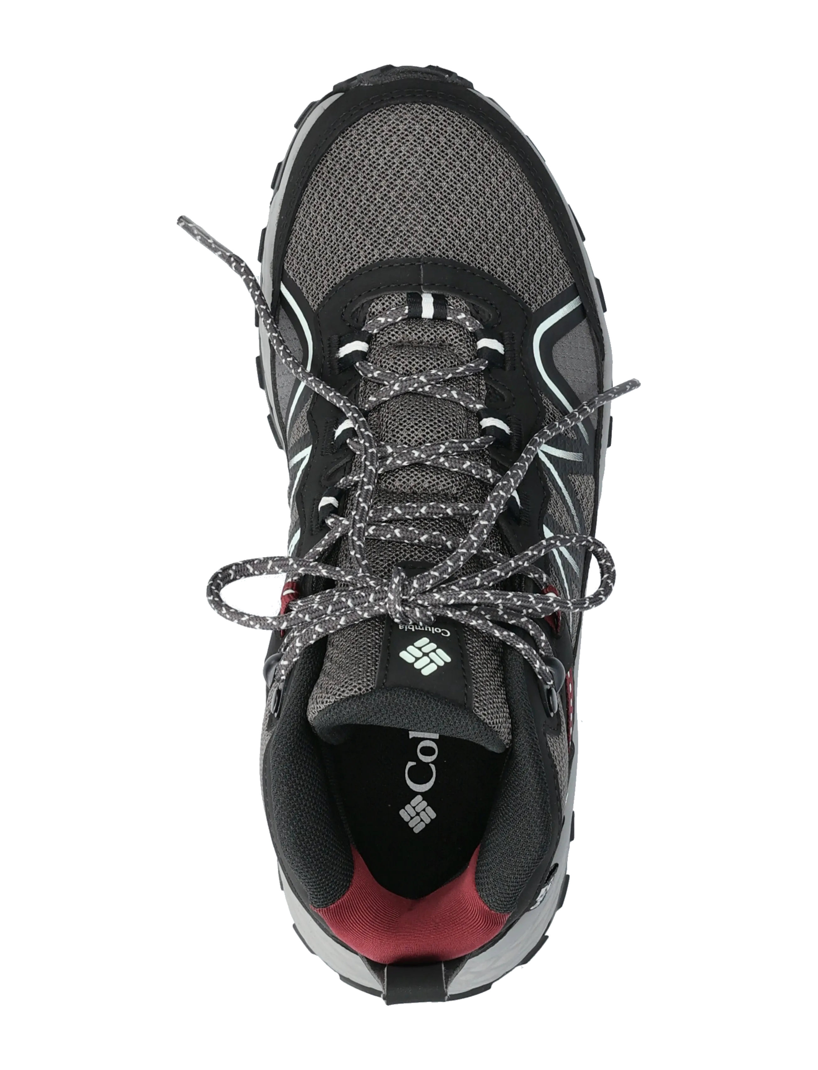 Columbia Sportswear - PEAKFREAK RUSH MID OUTDRY - vandringsskor - dark grey, deep madeira - 3