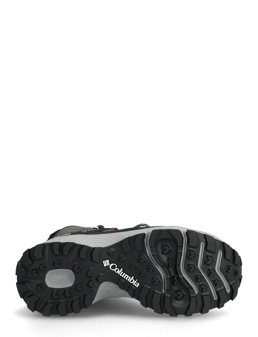 Columbia Sportswear - PEAKFREAK RUSH MID OUTDRY - vandringsskor - dark grey, deep madeira - 4