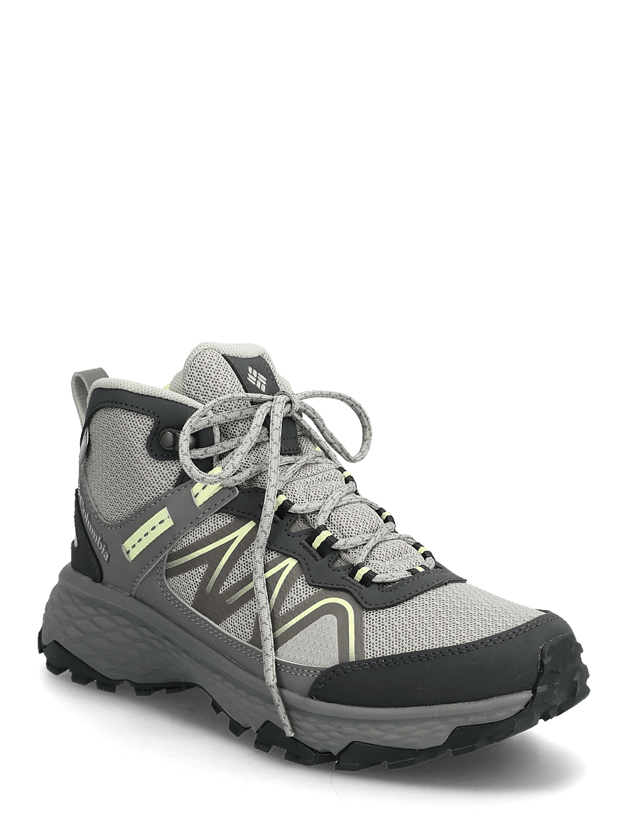 Columbia Sportswear - PEAKFREAK RUSH MID OUTDRY - wanderschuhe - shark, citron haze - 0