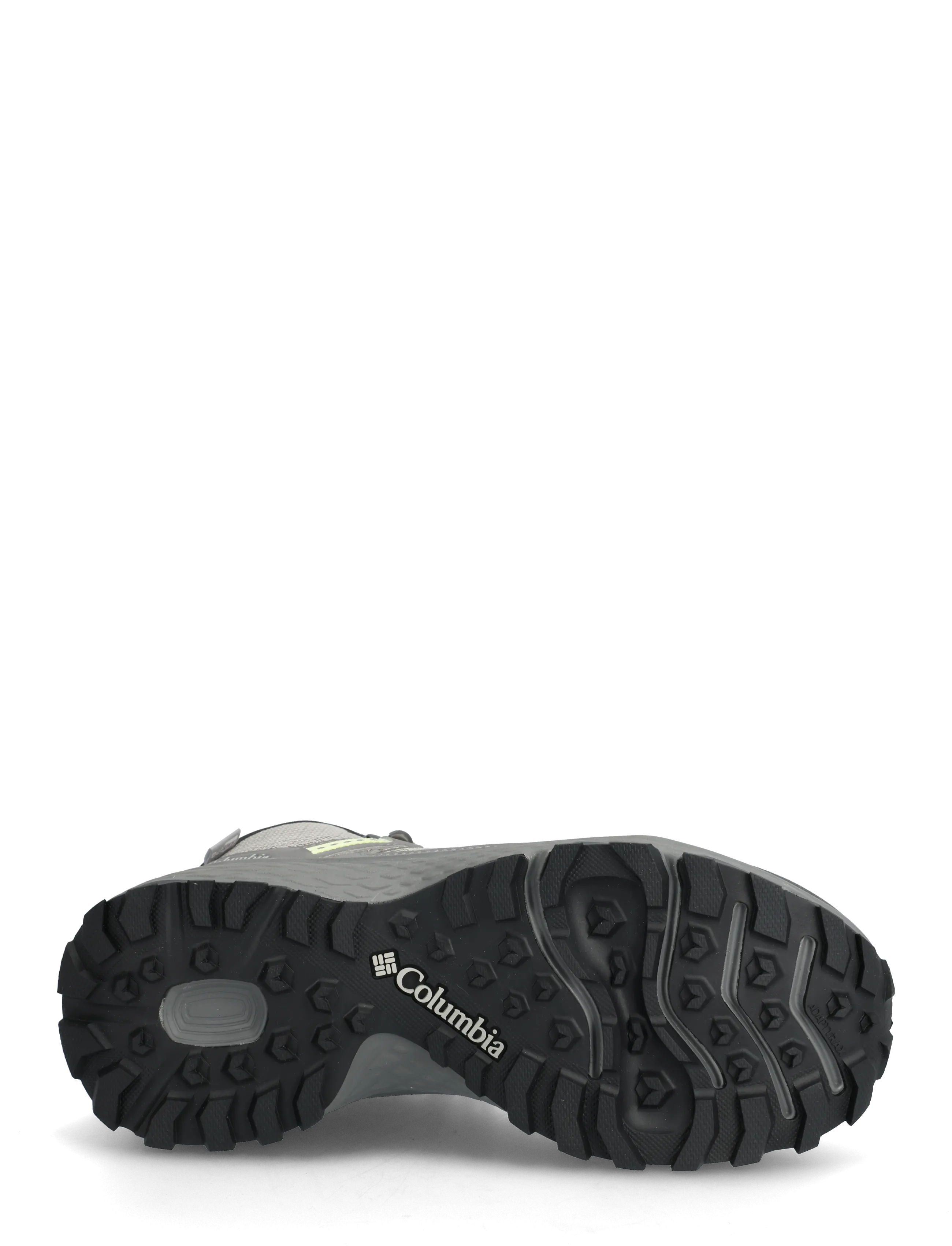 Columbia Sportswear - PEAKFREAK RUSH MID OUTDRY - wanderschuhe - shark, citron haze - 4
