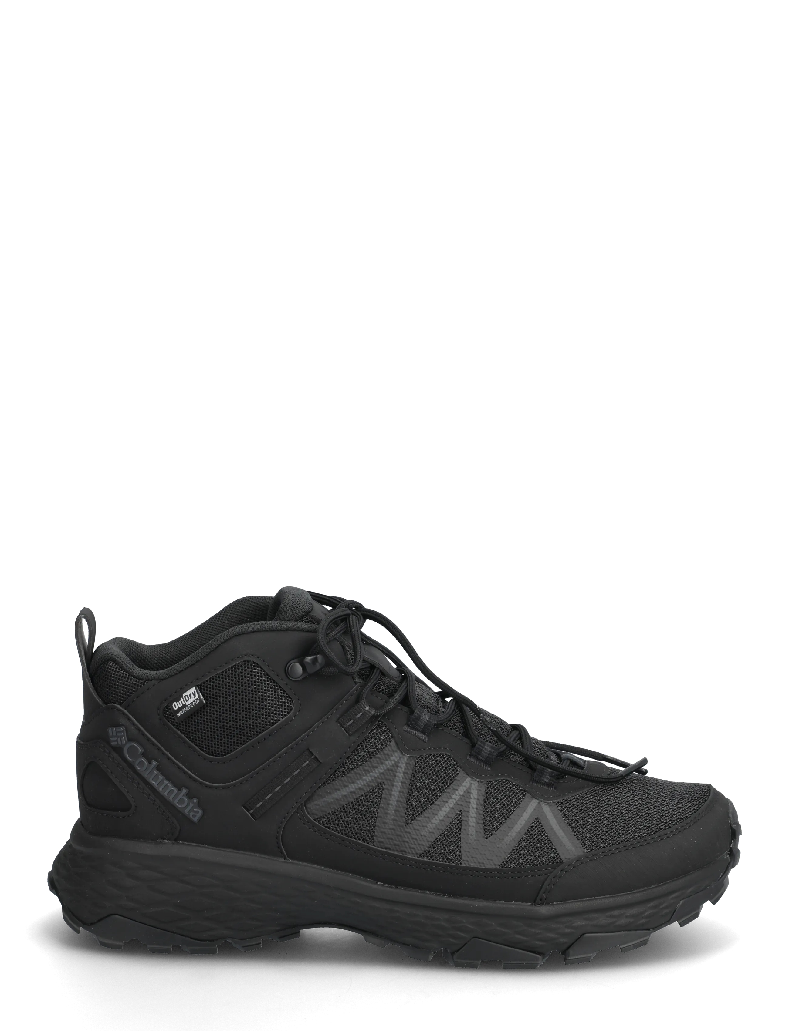 Columbia Sportswear - PEAKFREAK RUSH MID OUTDRY - wanderschuhe - black, shark - 1