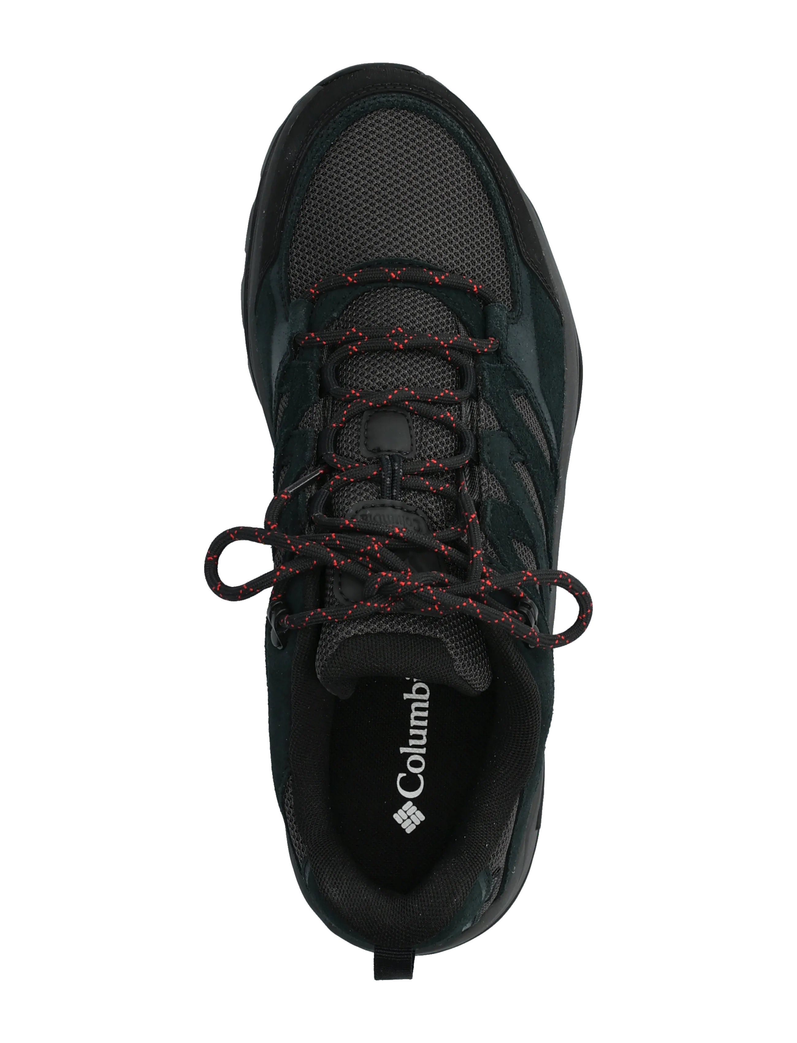 Columbia Sportswear - REDMOND IV LOW WATERPROOF - gönguskór - black, mountain red - 3