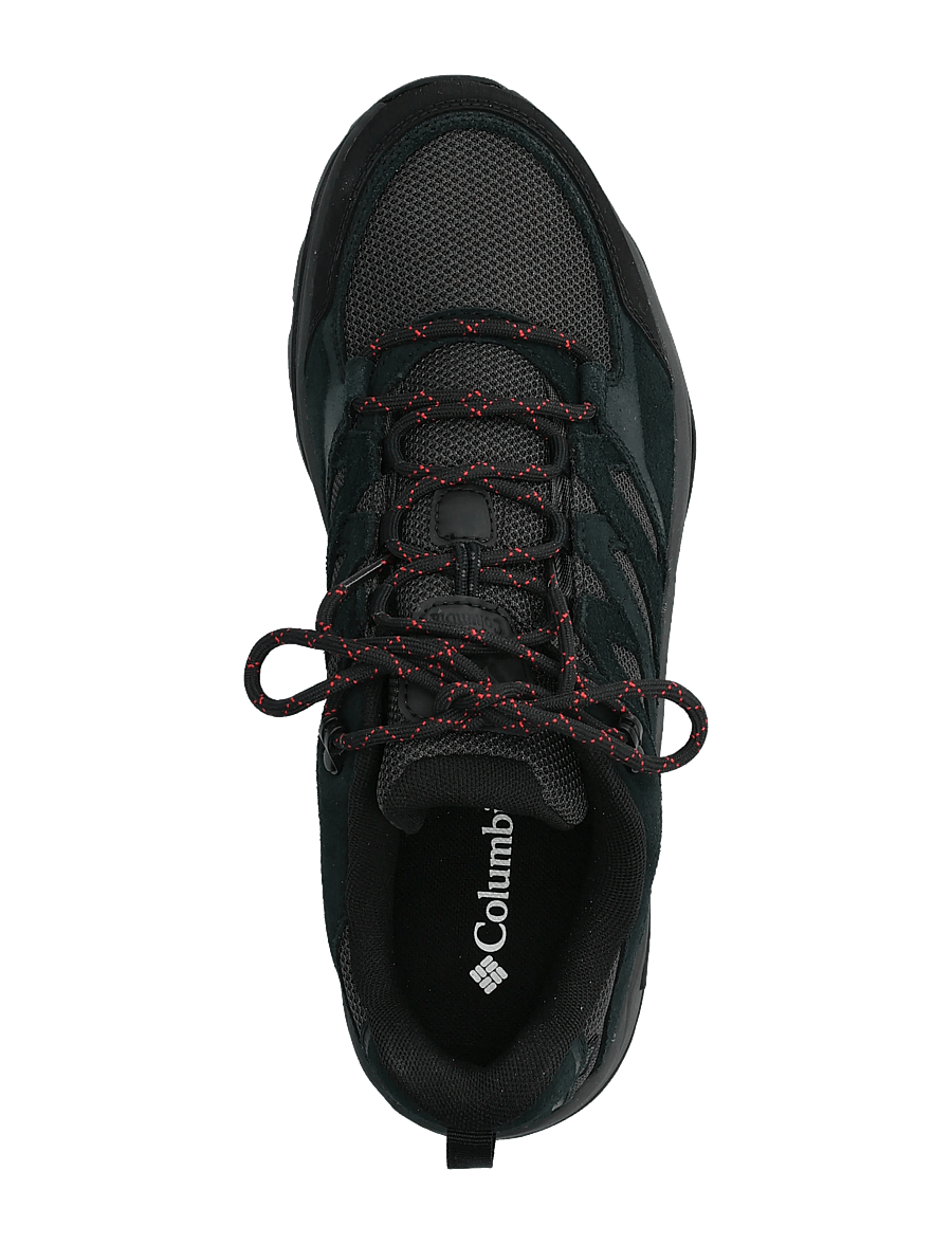 Columbia Sportswear - REDMOND IV LOW WATERPROOF - gönguskór - black, mountain red - 3