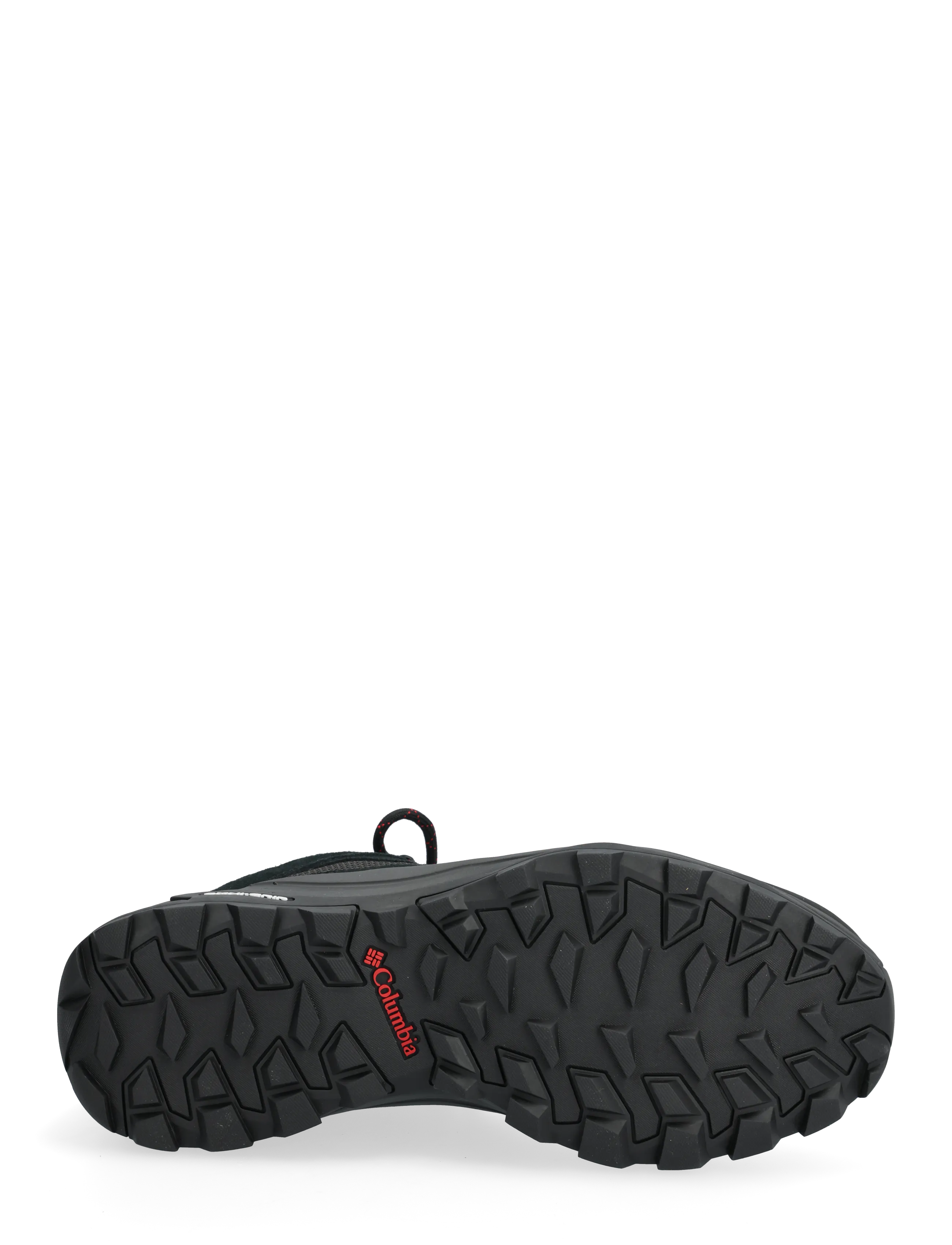 Columbia Sportswear - REDMOND IV LOW WATERPROOF - gönguskór - black, mountain red - 4