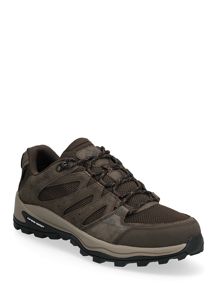 Columbia Sportswear - REDMOND IV LOW WATERPROOF - wanderschuhe - cordovan, tangy orange - 0