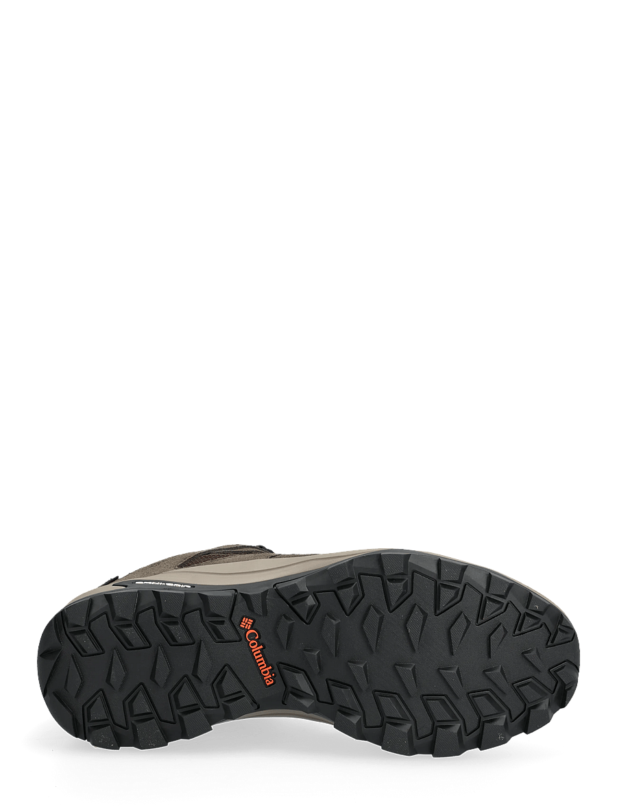 Columbia Sportswear - REDMOND IV LOW WATERPROOF - wanderschuhe - cordovan, tangy orange - 4