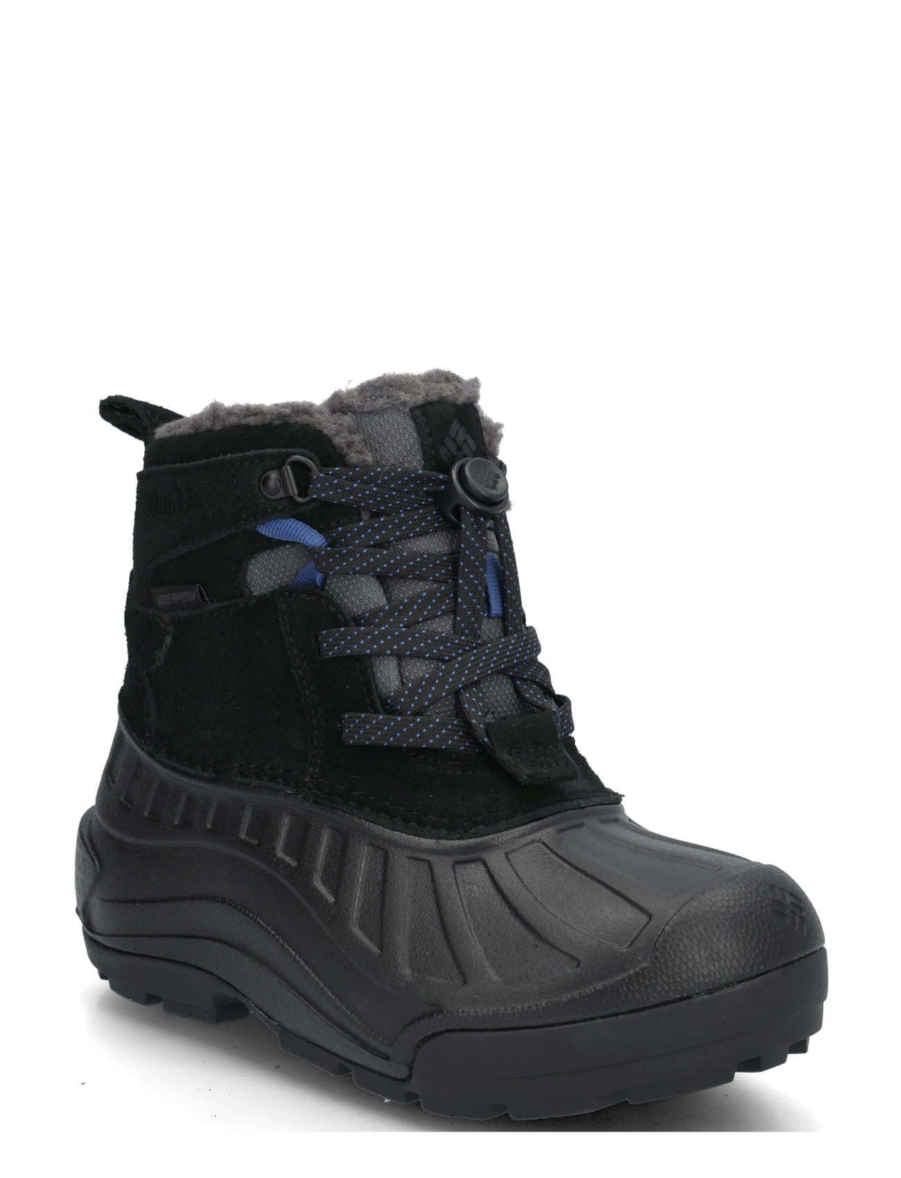 Columbia Sportswear YOUTH POWDERBUG ALPINE WATERPROOF - Winterkollektion - DARK GREY, MOUNTAIN BLUE / grey