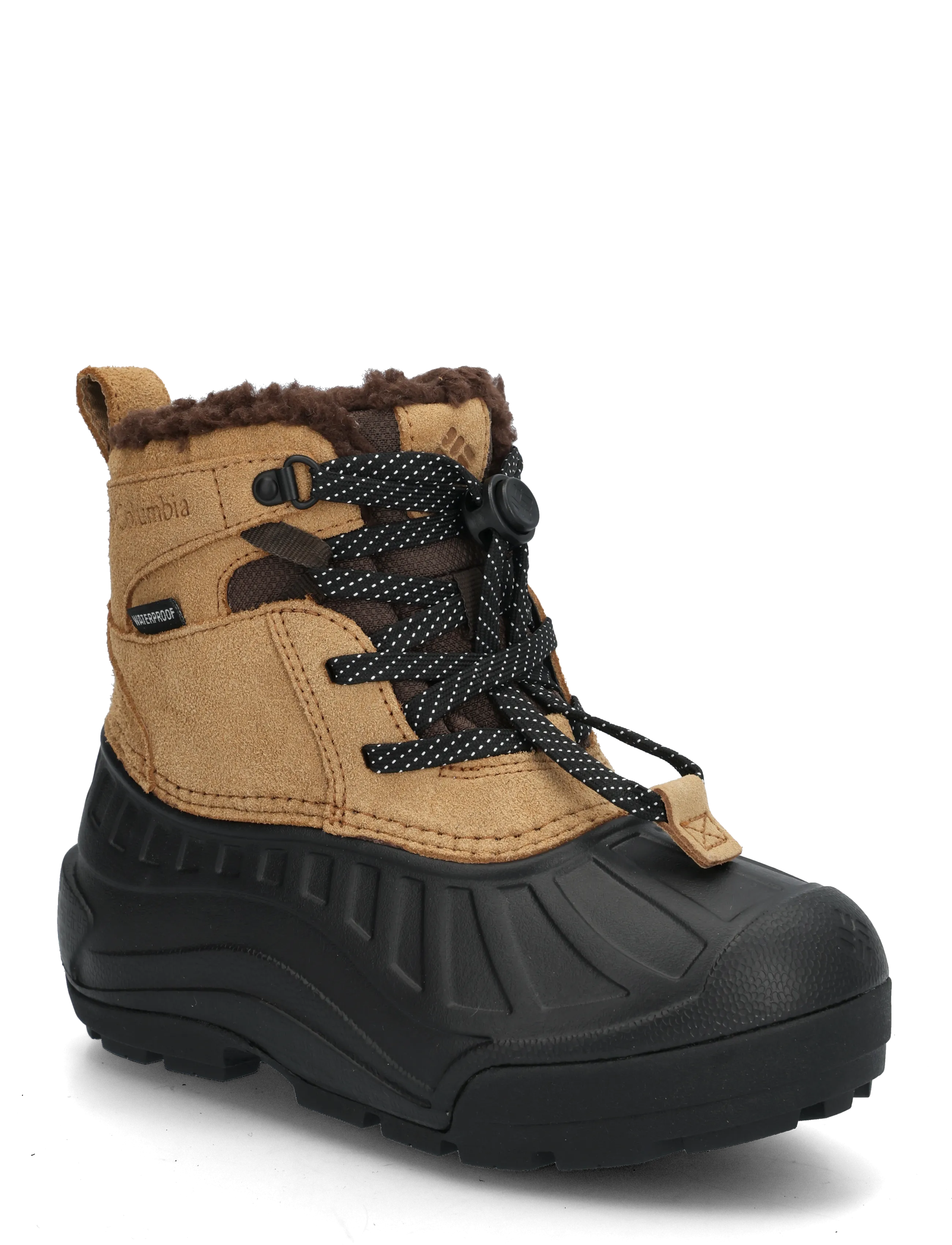 Columbia Sportswear YOUTH POWDERBUG ALPINE WATERPROOF - Columbia Sportswear - SAHARA, BLACK / brown