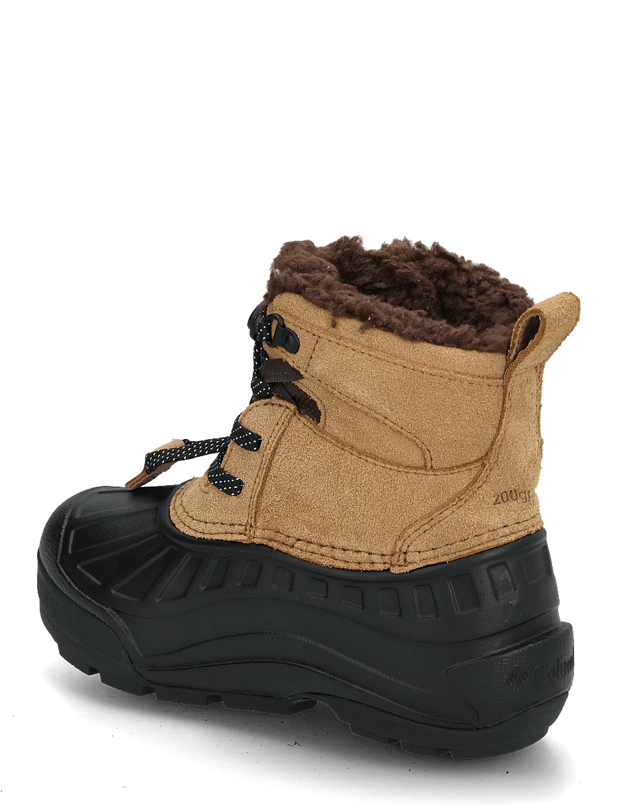 Columbia Sportswear - YOUTH POWDERBUG ALPINE WATERPROOF - vandresko - sahara, black - 1