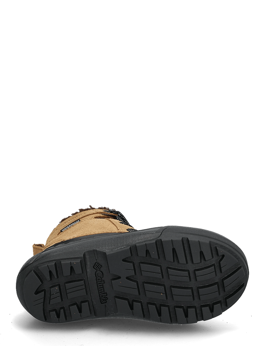 Columbia Sportswear - YOUTH POWDERBUG ALPINE WATERPROOF - vandresko - sahara, black - 4