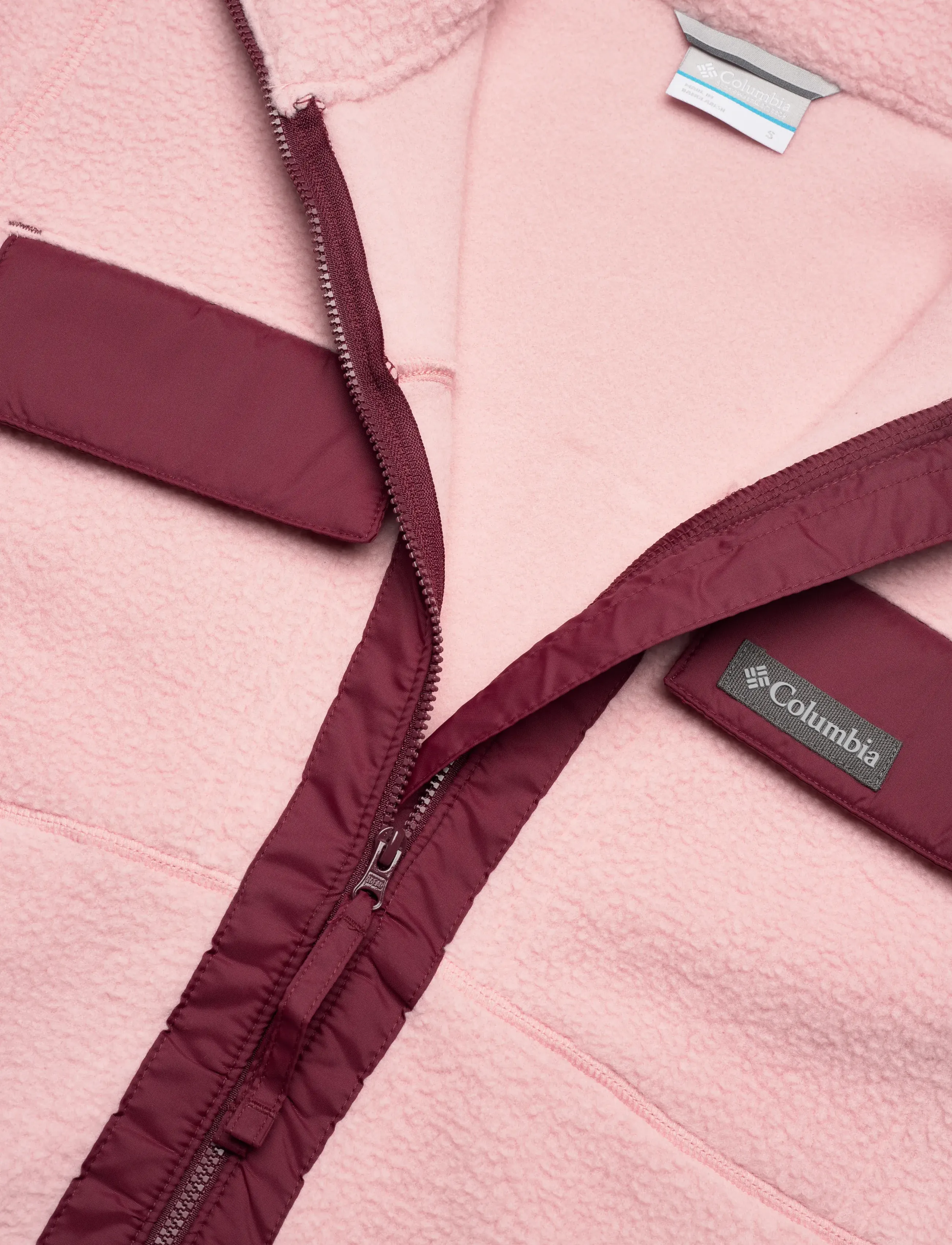 Columbia Sportswear - Juniper Peak Full Zip Fleece - light jackets - eraser pink, rich wine - 3
