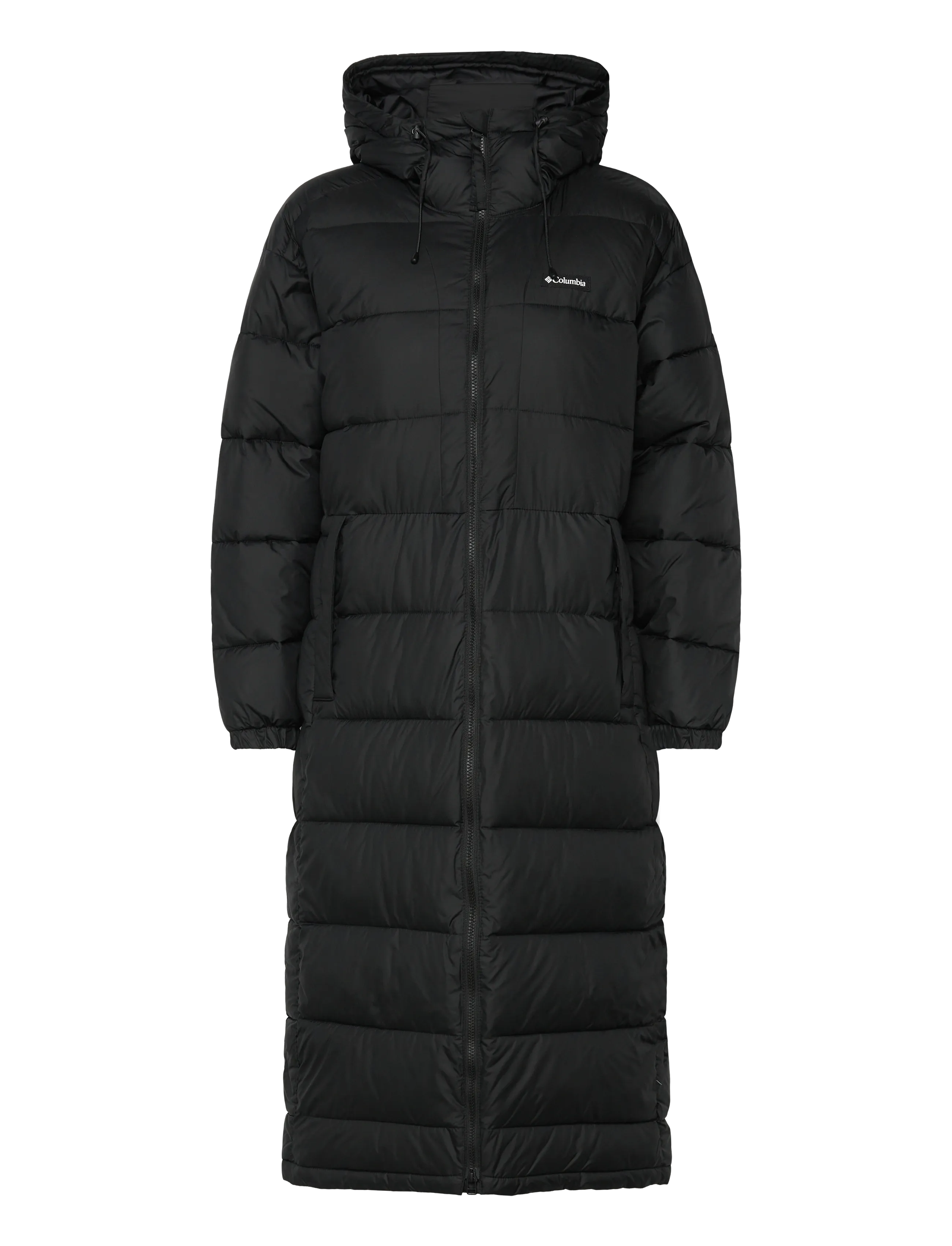 Columbia Sportswear Pike Lake Iii Long Jacket, M, Black, Sport Jackets > Sport Padded Coats, Dame