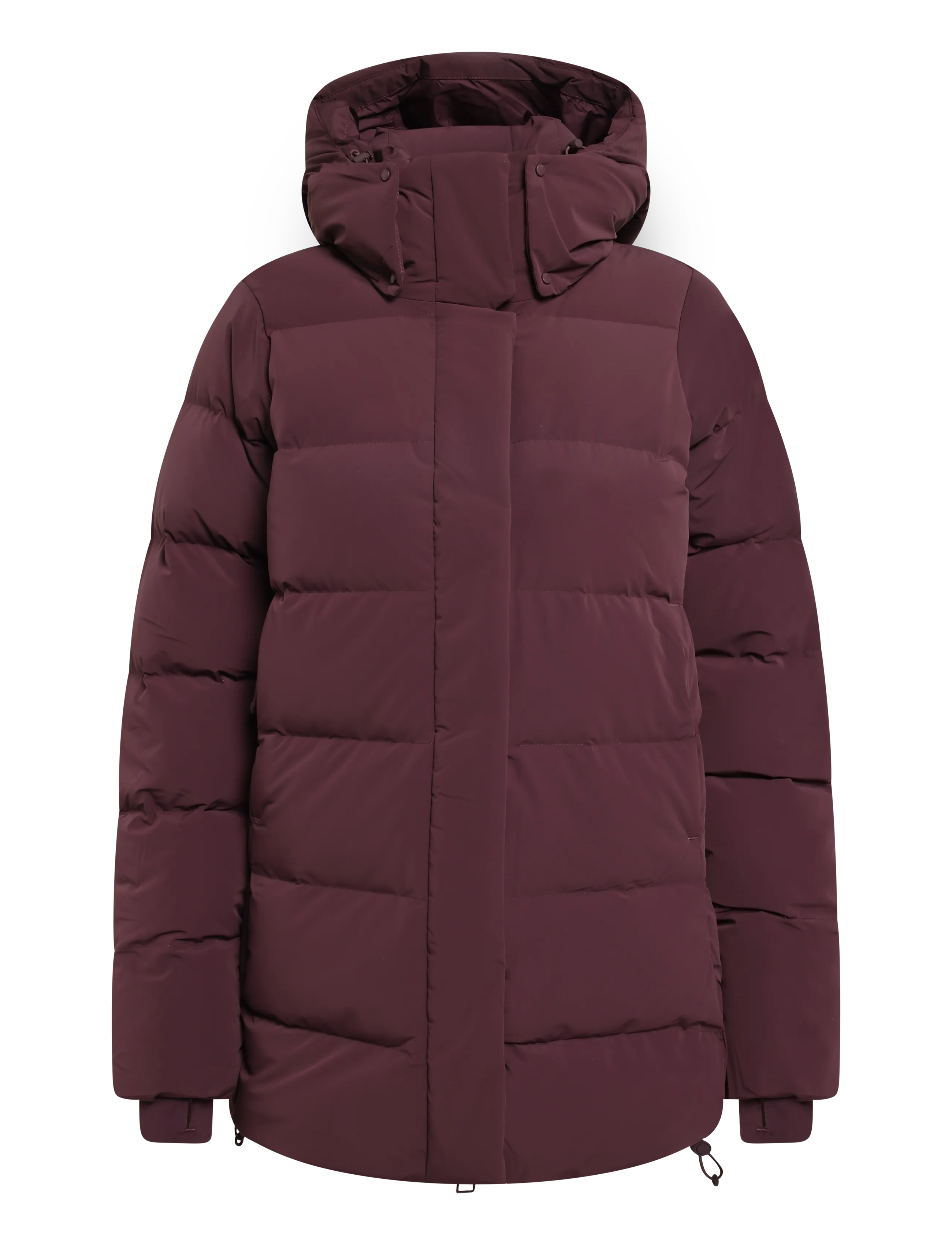 Columbia Sportswear Amaze Puff Mid Hooded Jacket - Jackor & Kappor - MOONVISTA / burgundy