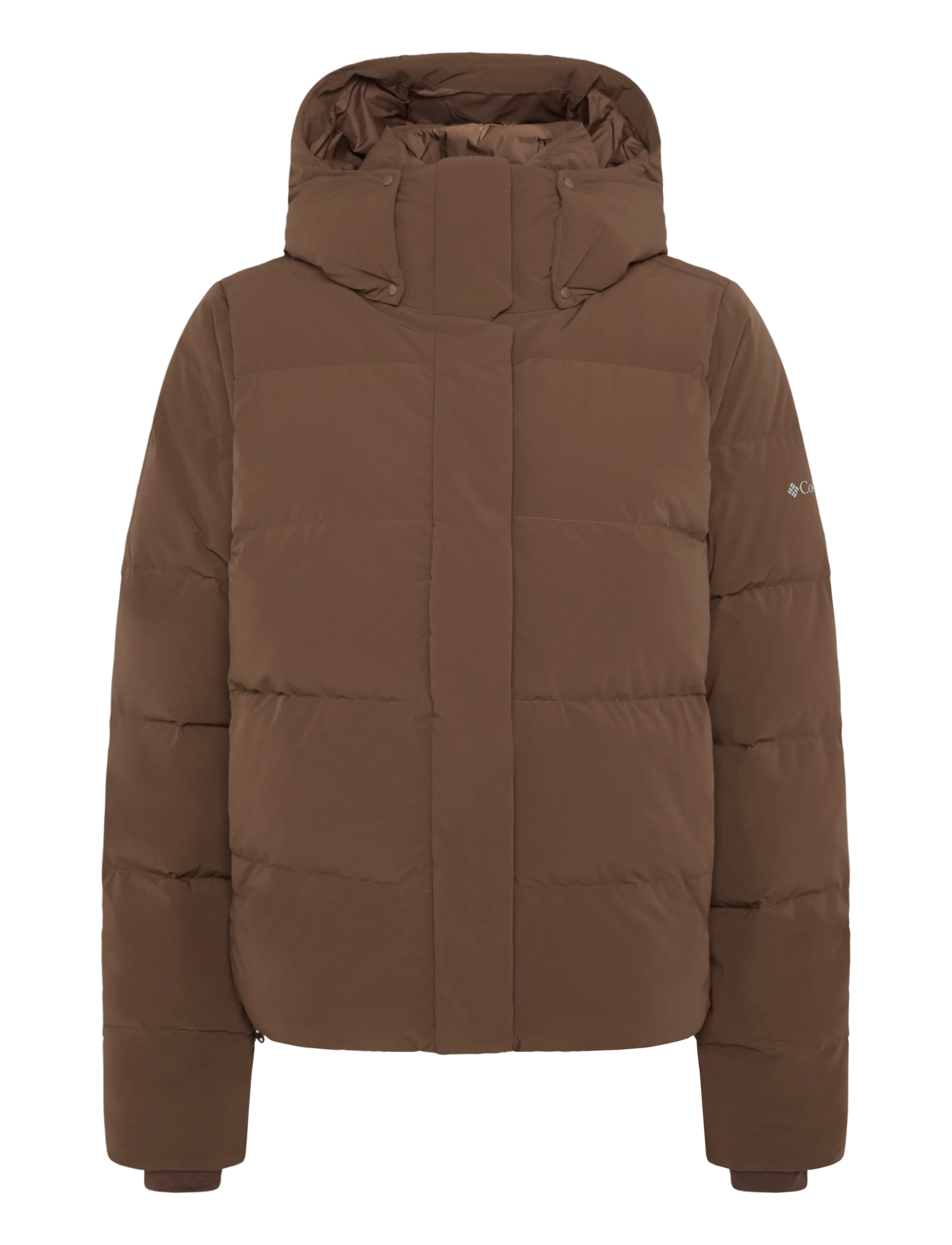 Columbia Sportswear Amaze Puff Hooded Jacket - App deal - TOBACCO / brown