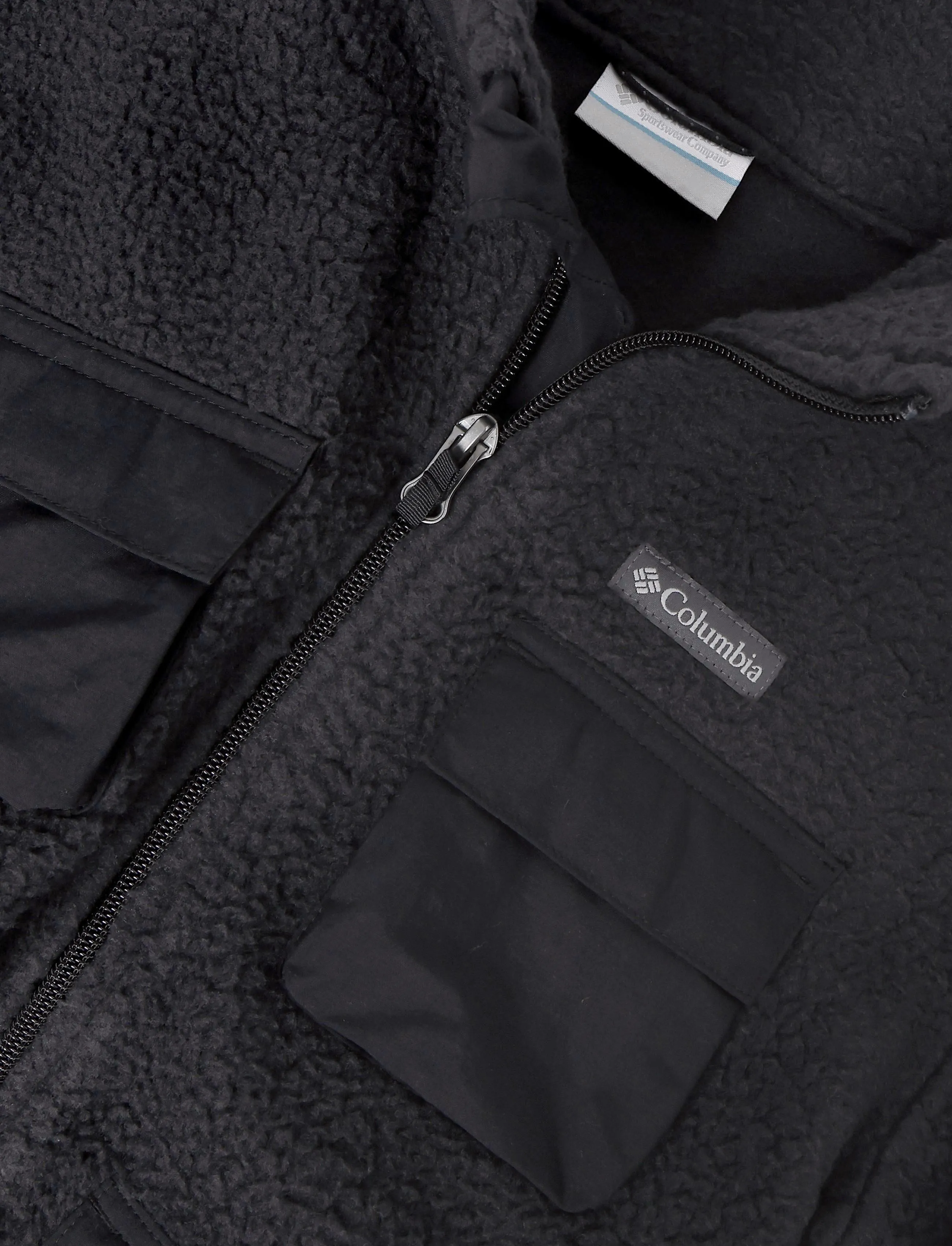 Columbia Sportswear - Jasper Ridge Pebbled Fleece Full Zip - paksud joped - black - 2