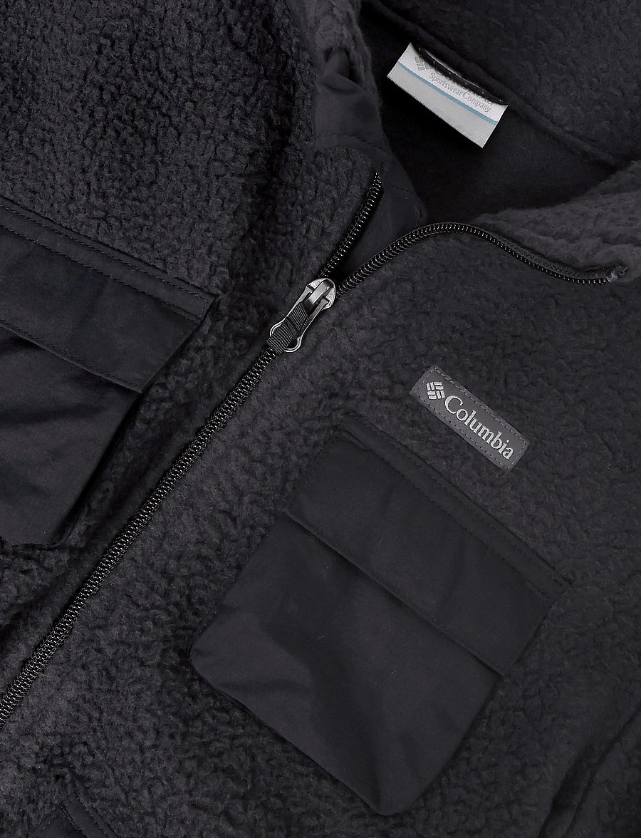 Columbia Sportswear - Jasper Ridge Pebbled Fleece Full Zip - paksud joped - black - 2