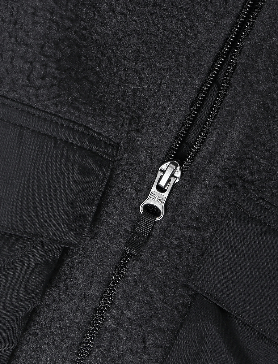Columbia Sportswear - Jasper Ridge Pebbled Fleece Full Zip - paksud joped - black - 3