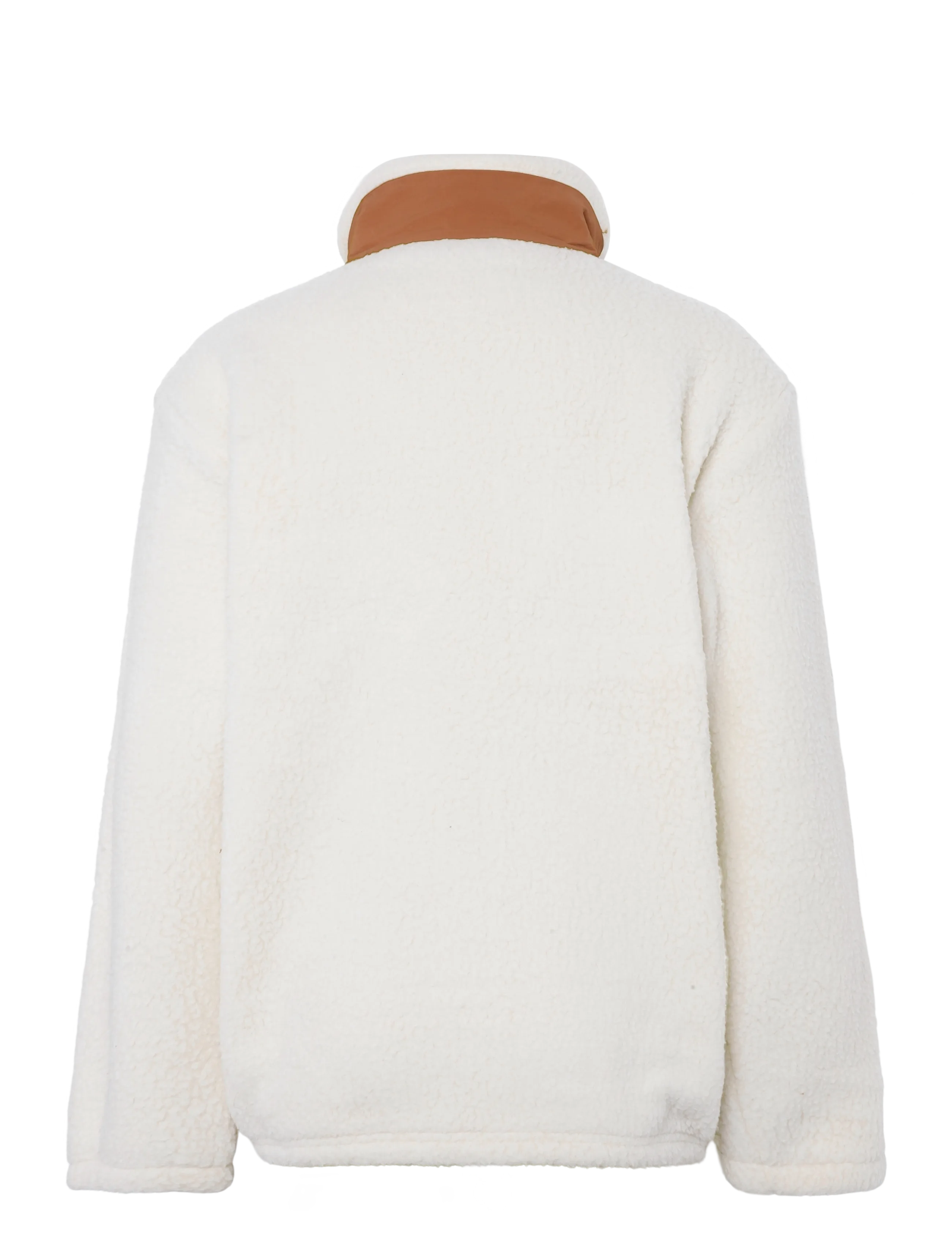 Columbia Sportswear - Jasper Ridge Pebbled Fleece Full Zip - paksud joped - chalk, camel brown - 1