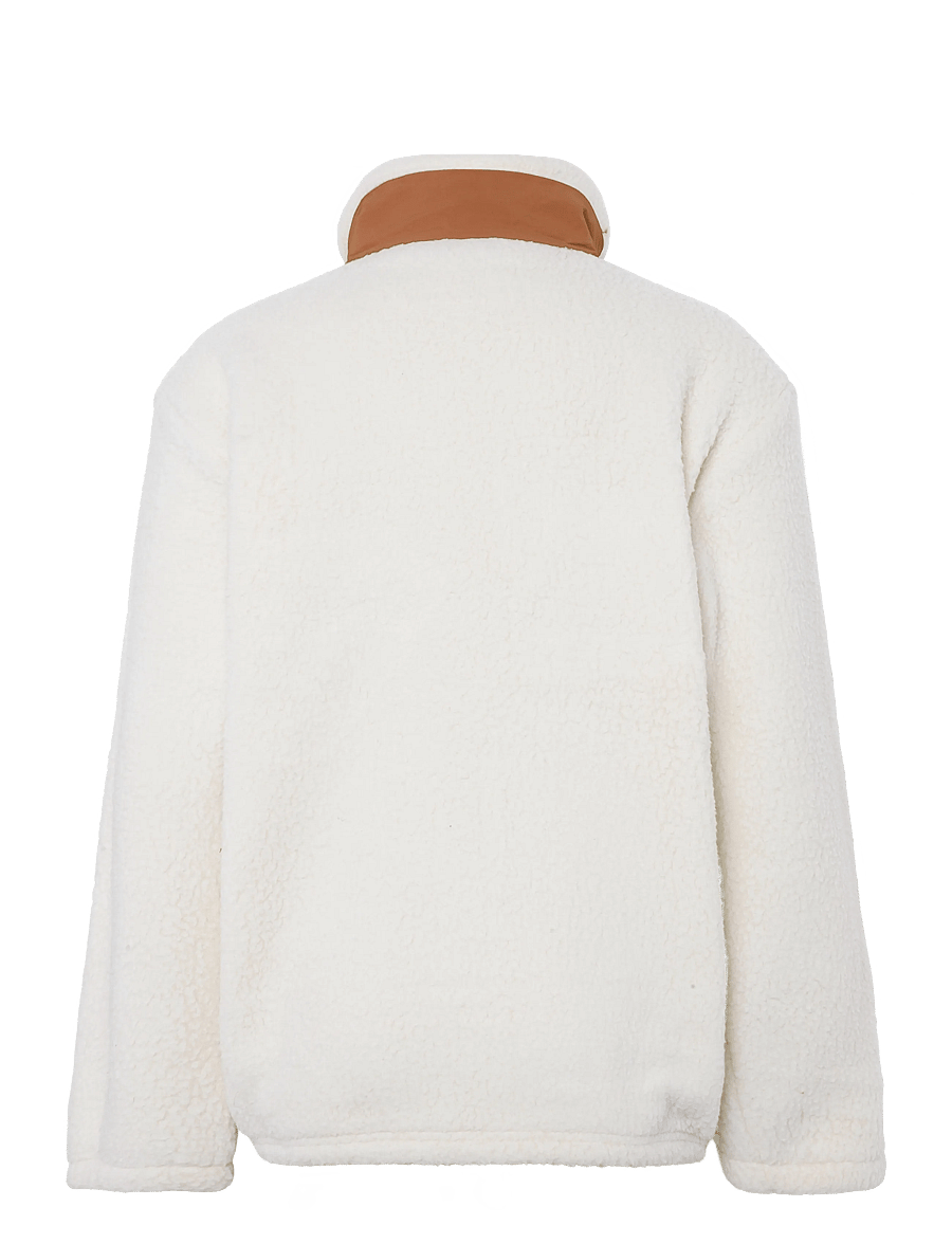 Columbia Sportswear - Jasper Ridge Pebbled Fleece Full Zip - paksud joped - chalk, camel brown - 1