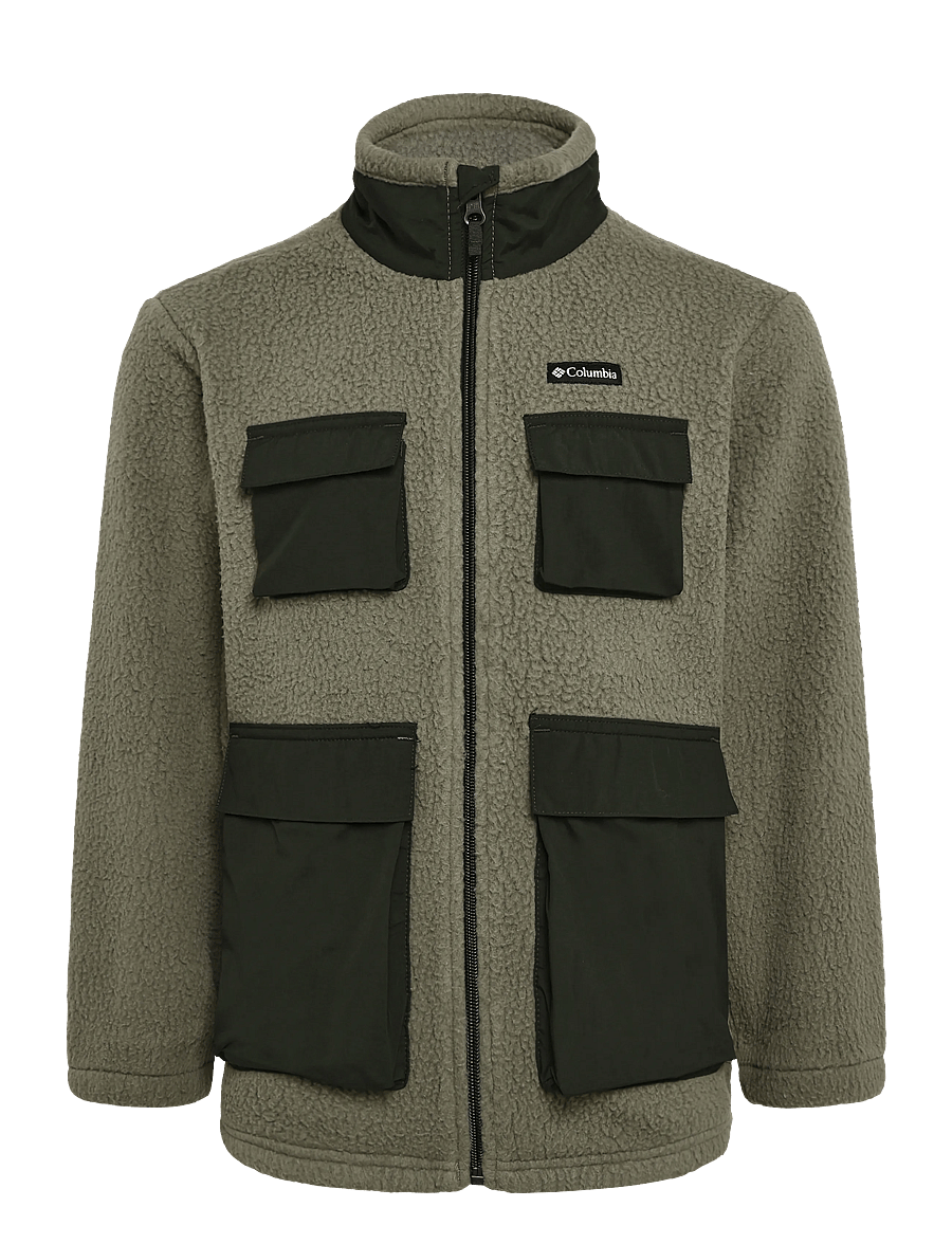 Columbia Sportswear - Jasper Ridge Pebbled Fleece Full Zip - isolierte jacken - stone green, greenscape - 0