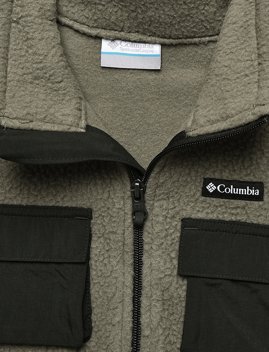 Columbia Sportswear - Jasper Ridge Pebbled Fleece Full Zip - isolierte jacken - stone green, greenscape - 2
